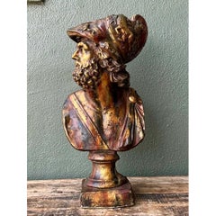 Vintage Classical Greek Style Bust Of Ajax