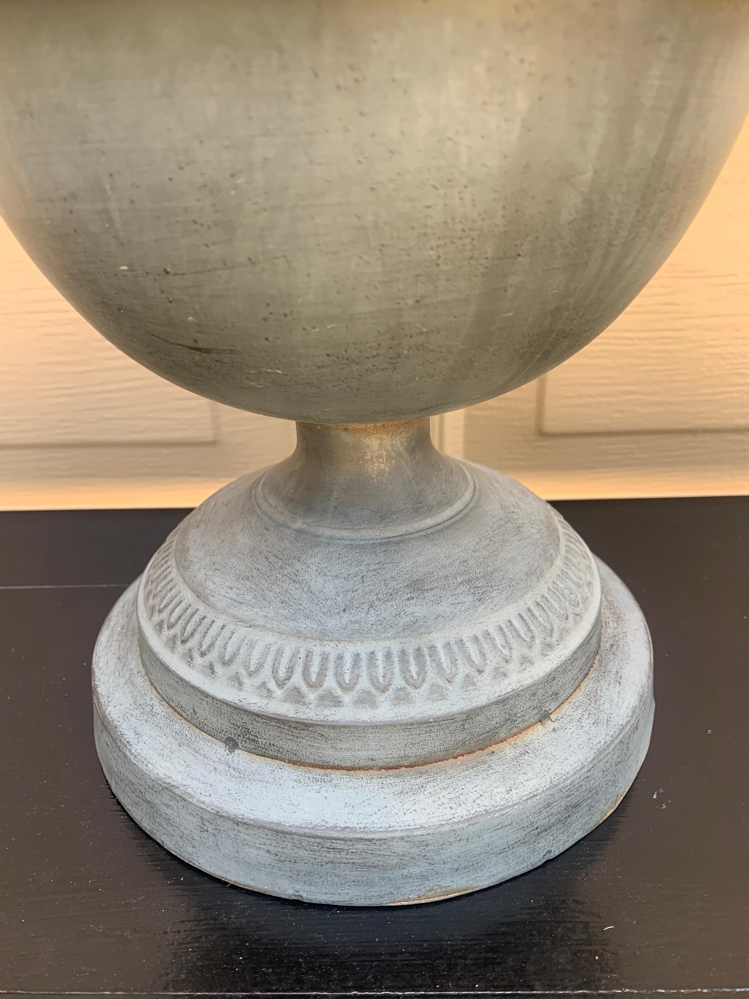 Vintage Classical Metal Orb Garden Finial For Sale 1