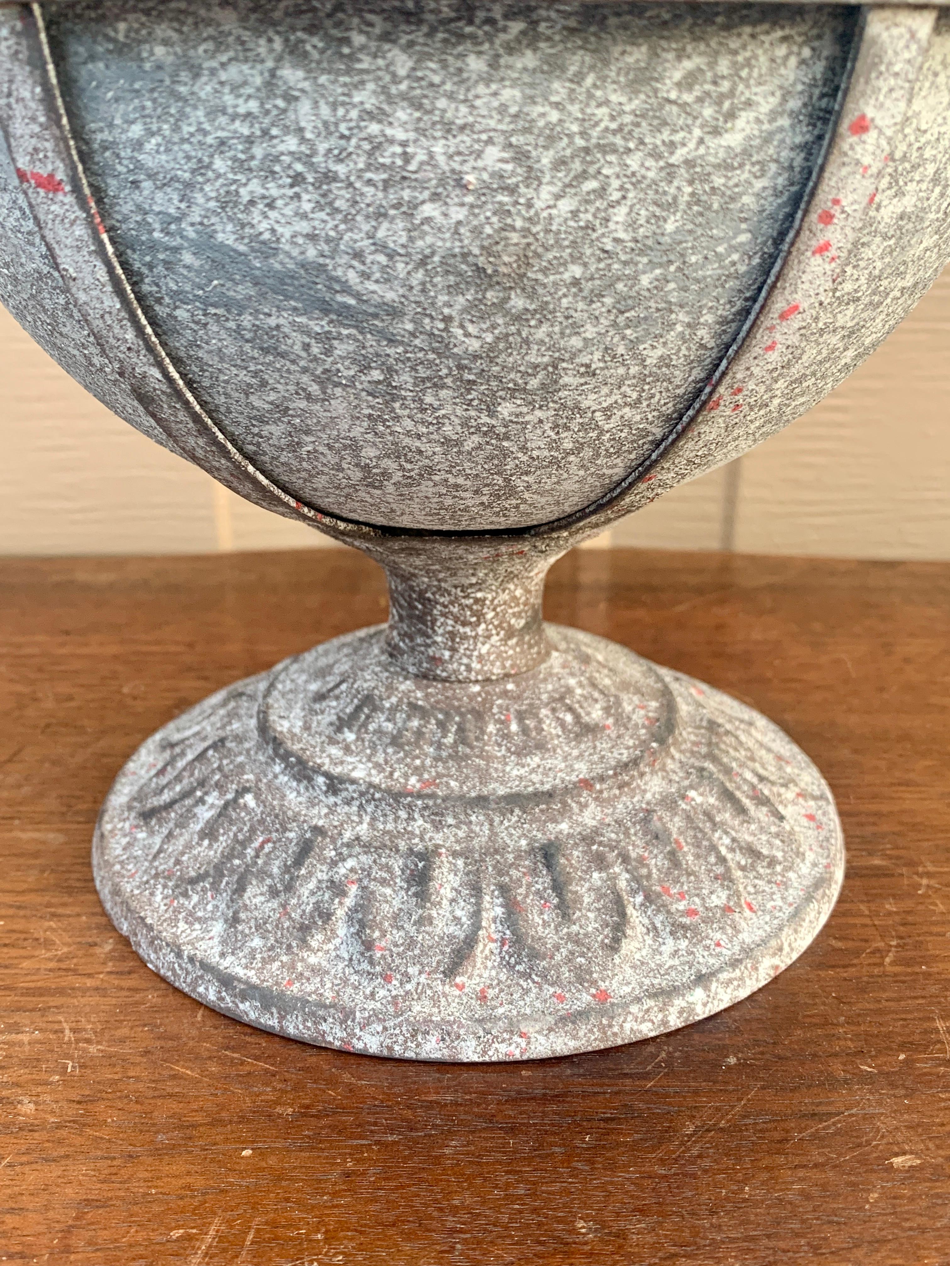 Vintage Classical Metal Orb Garden Finial For Sale 2