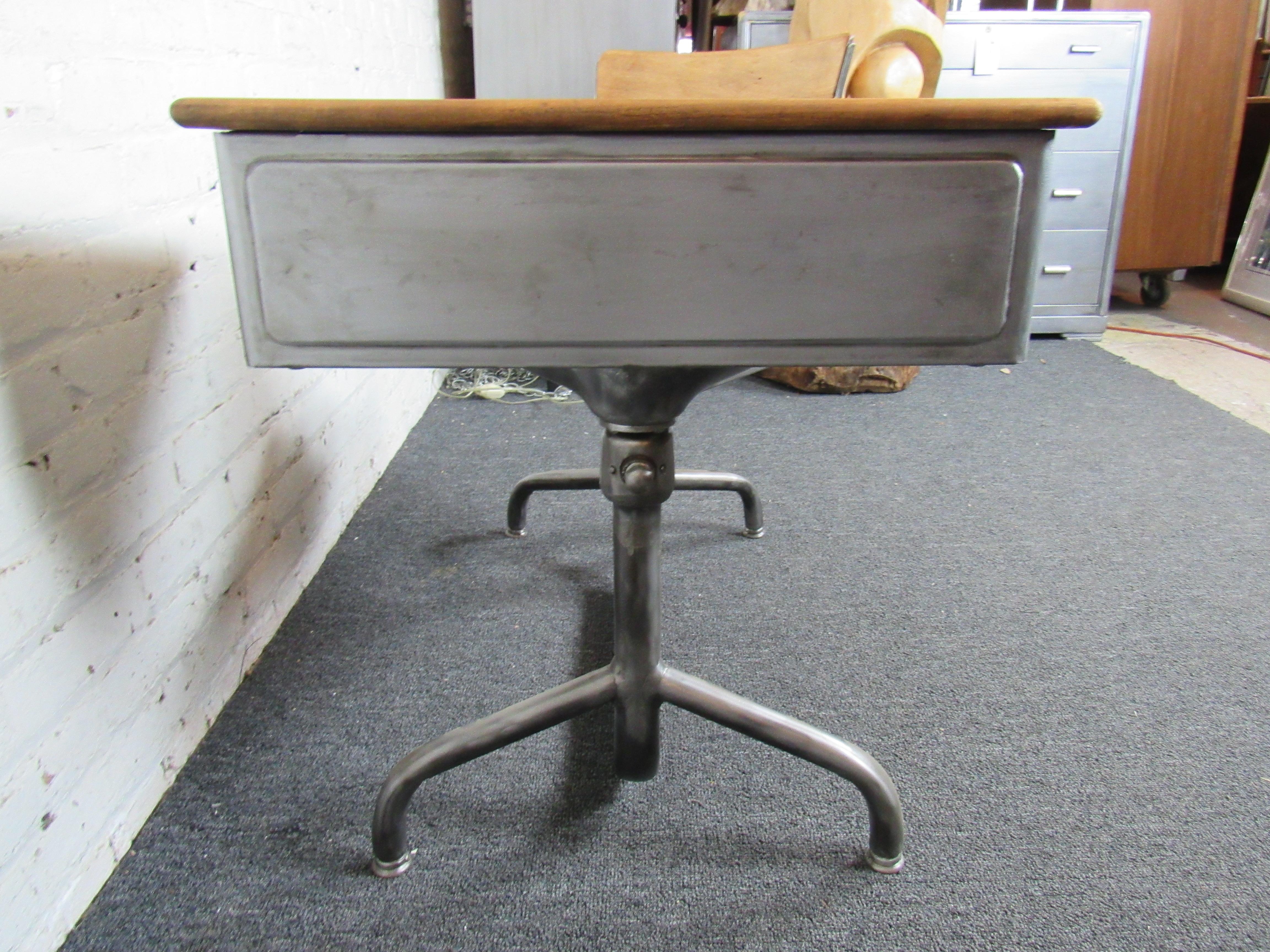 Vintage Classroom Desk For Sale 1