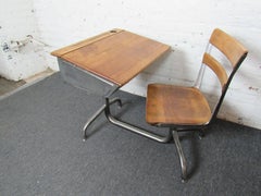 Vintage Classroom Desk