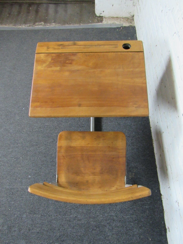 Vintage Classroom Desk For Sale at 1stDibs old school student desk