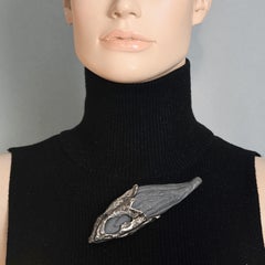Vintage CLAUDE MONTANA Pour Claire Deve Brutalist Brooch