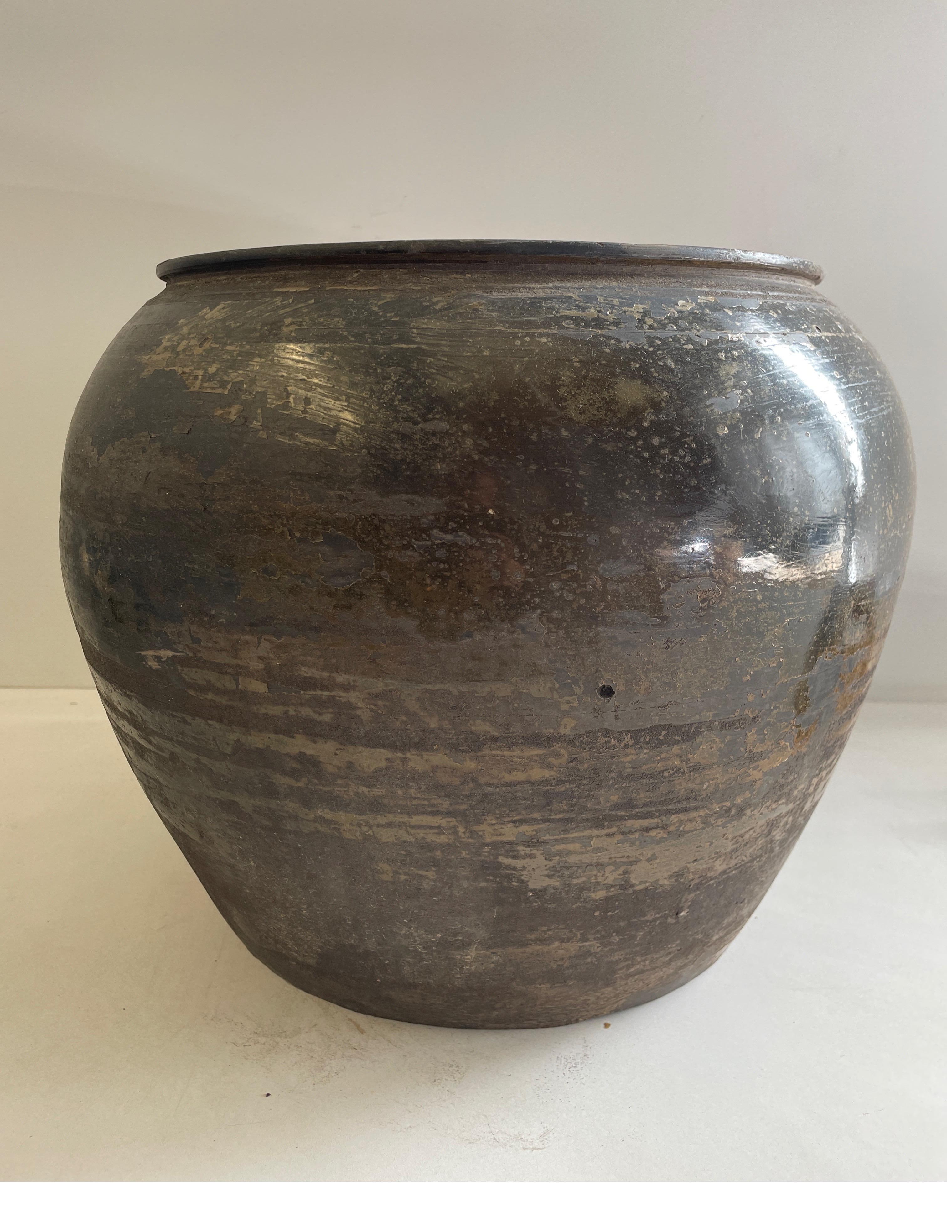 Vintage Clay Decorative Oil Pottery In Good Condition In Brea, CA