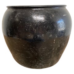Vintage Clay Pottery Oil Pot