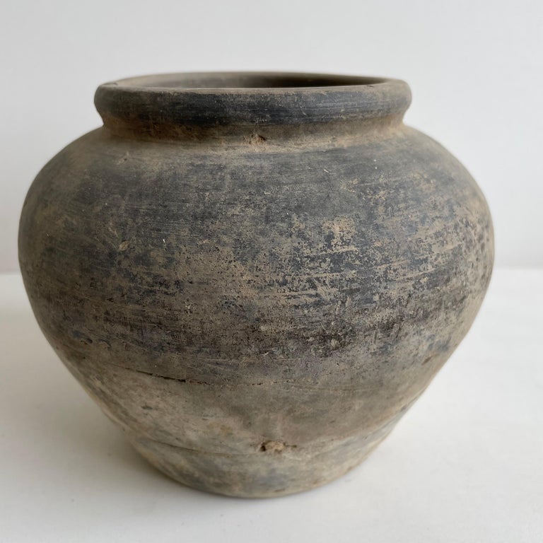Vintage Clay Pottery Vase at 1stDibs