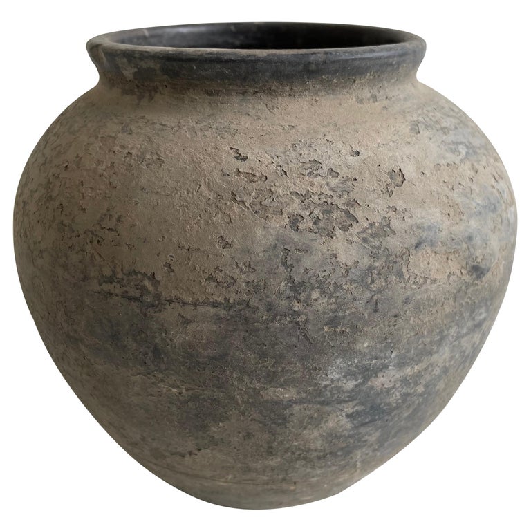 Vintage Clay Pottery Vase at 1stDibs