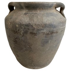 Antique Clay Pottery Vase