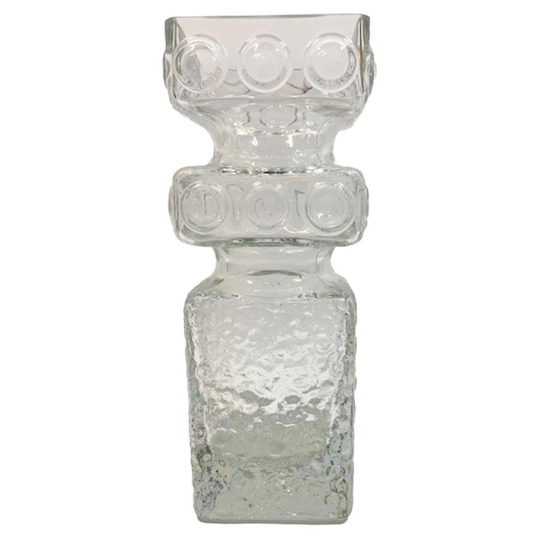 Vintage Clear Glass Vase - 170 For Sale on 1stDibs | vintage clear glass  vases, vintage large clear glass vases, clear crystal vase