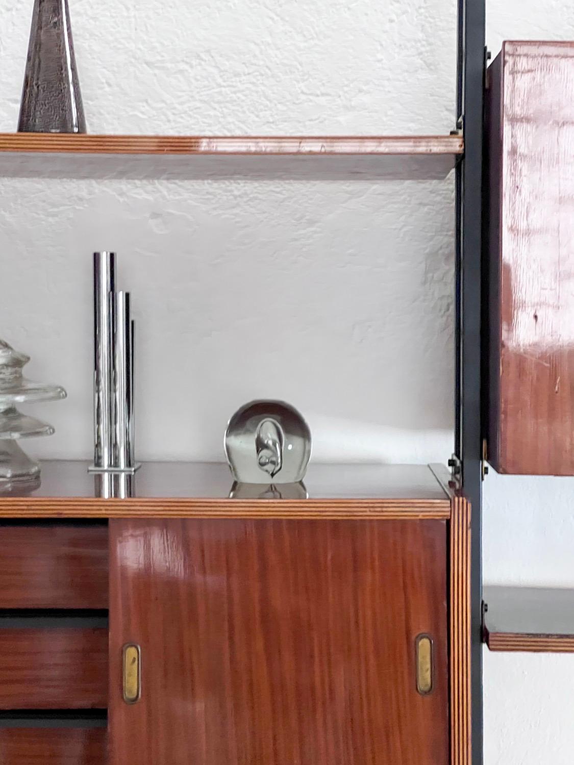 Verre Presse-papiers de bureau décoratifs vintage en verre de Murano transparent avec bulles incluses en vente