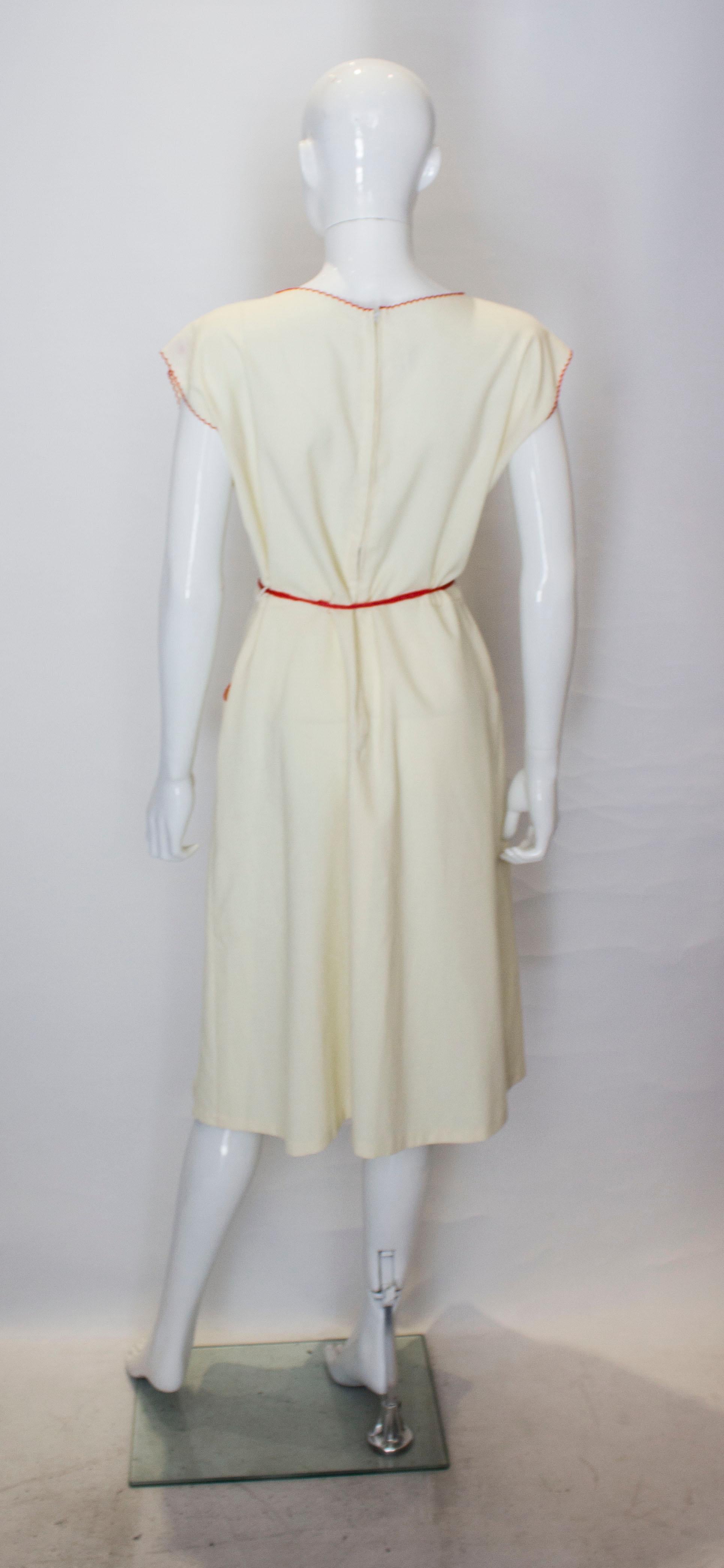 Vintage 'Clever' Novelty Dress For Sale 2