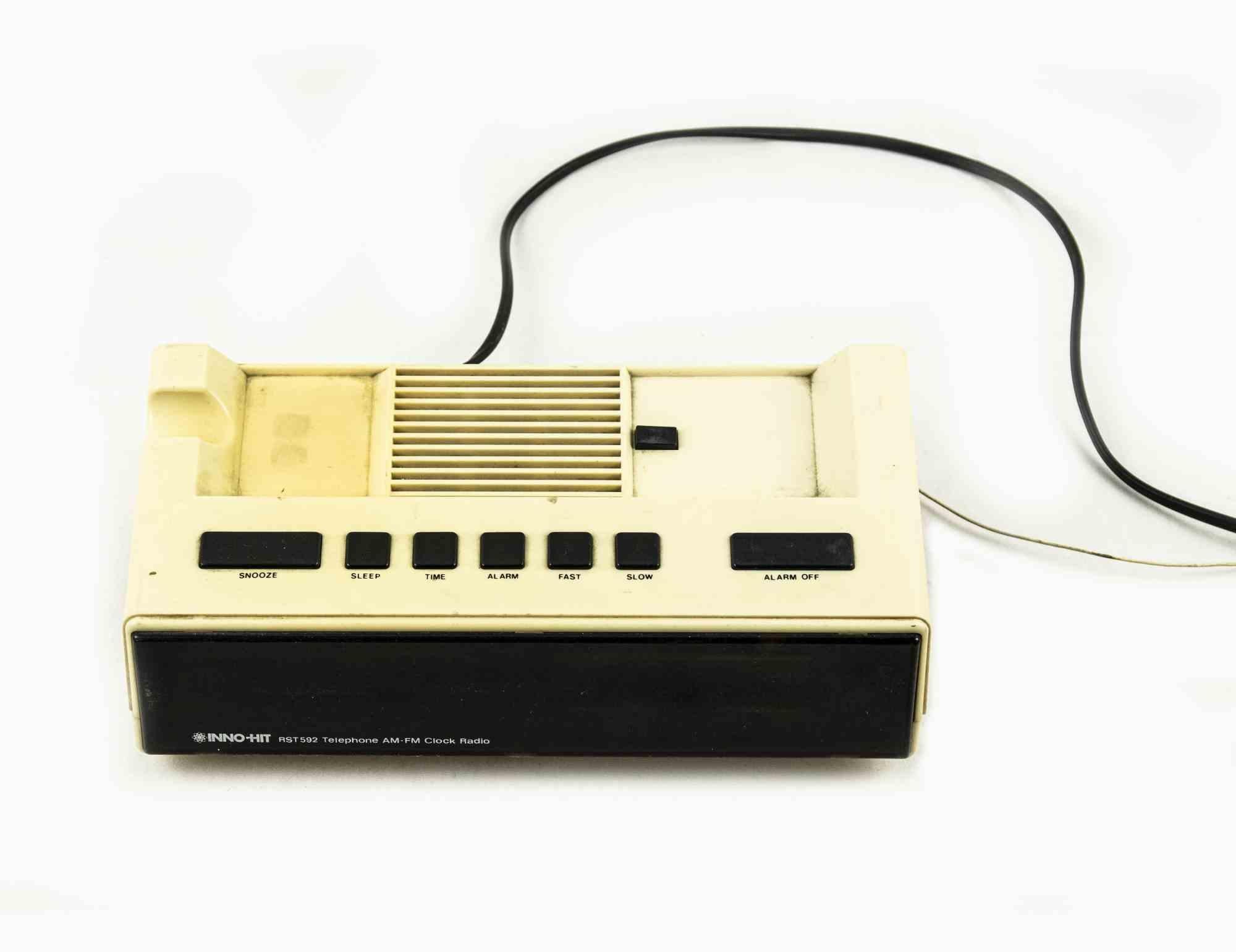 1980s alarm clock radio