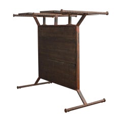 Used Clothes Rail, English, Steel, Oak, Retail, Shopfitting, 20th Century