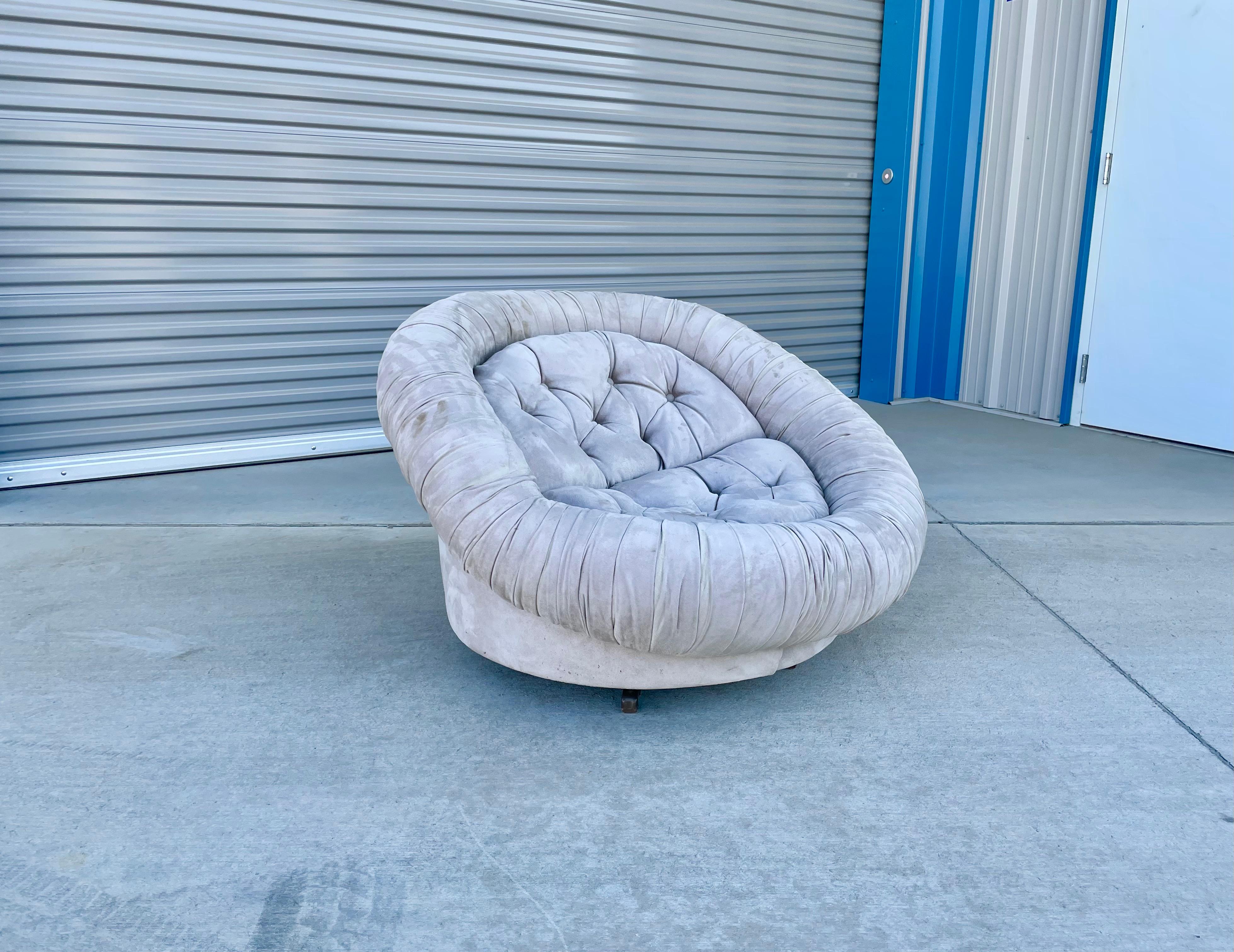 Fin du 20e siècle Chaise pivotante Cloud vintage en vente