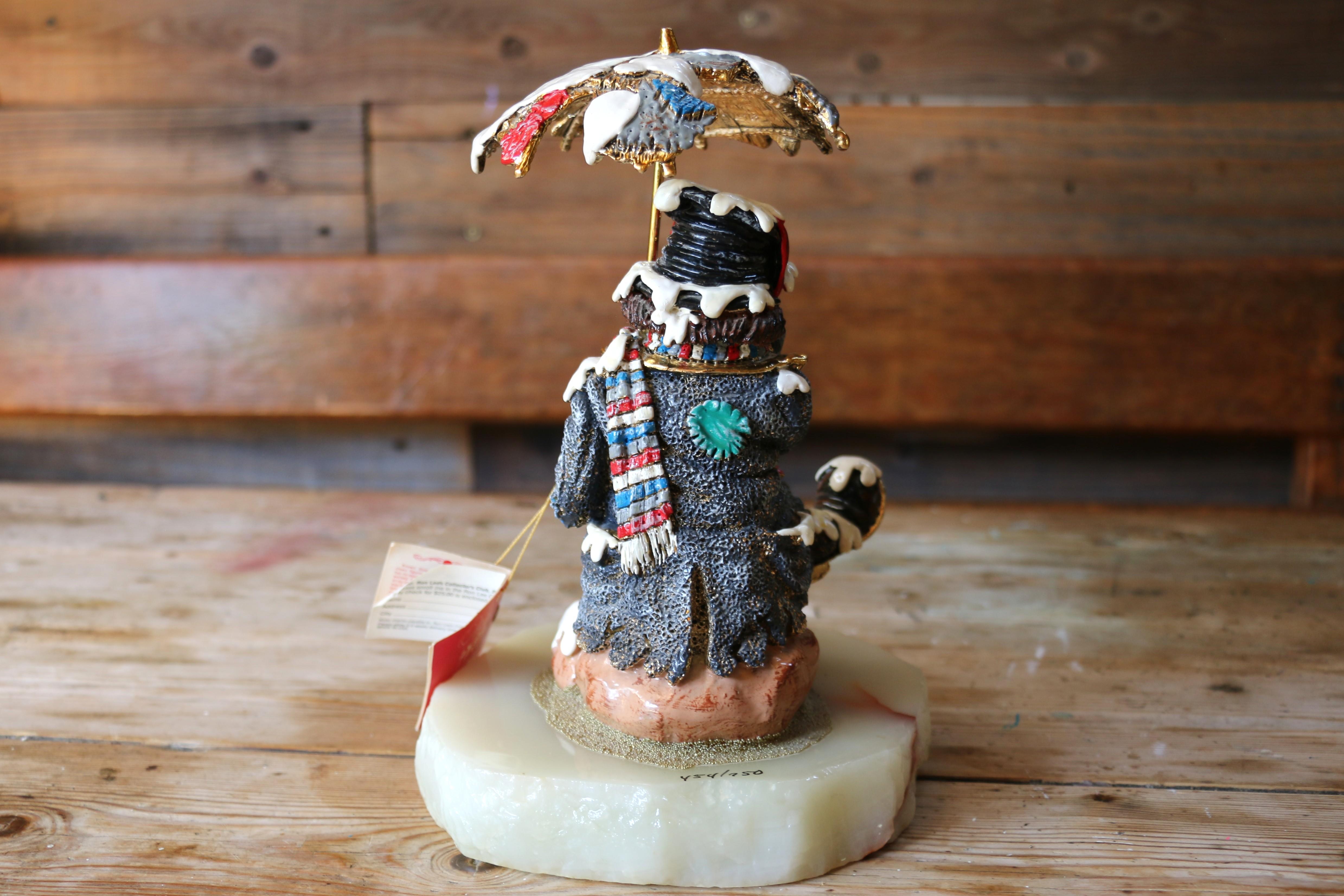 Americano Figurina di clown vintage dell'artista Ron Lee 