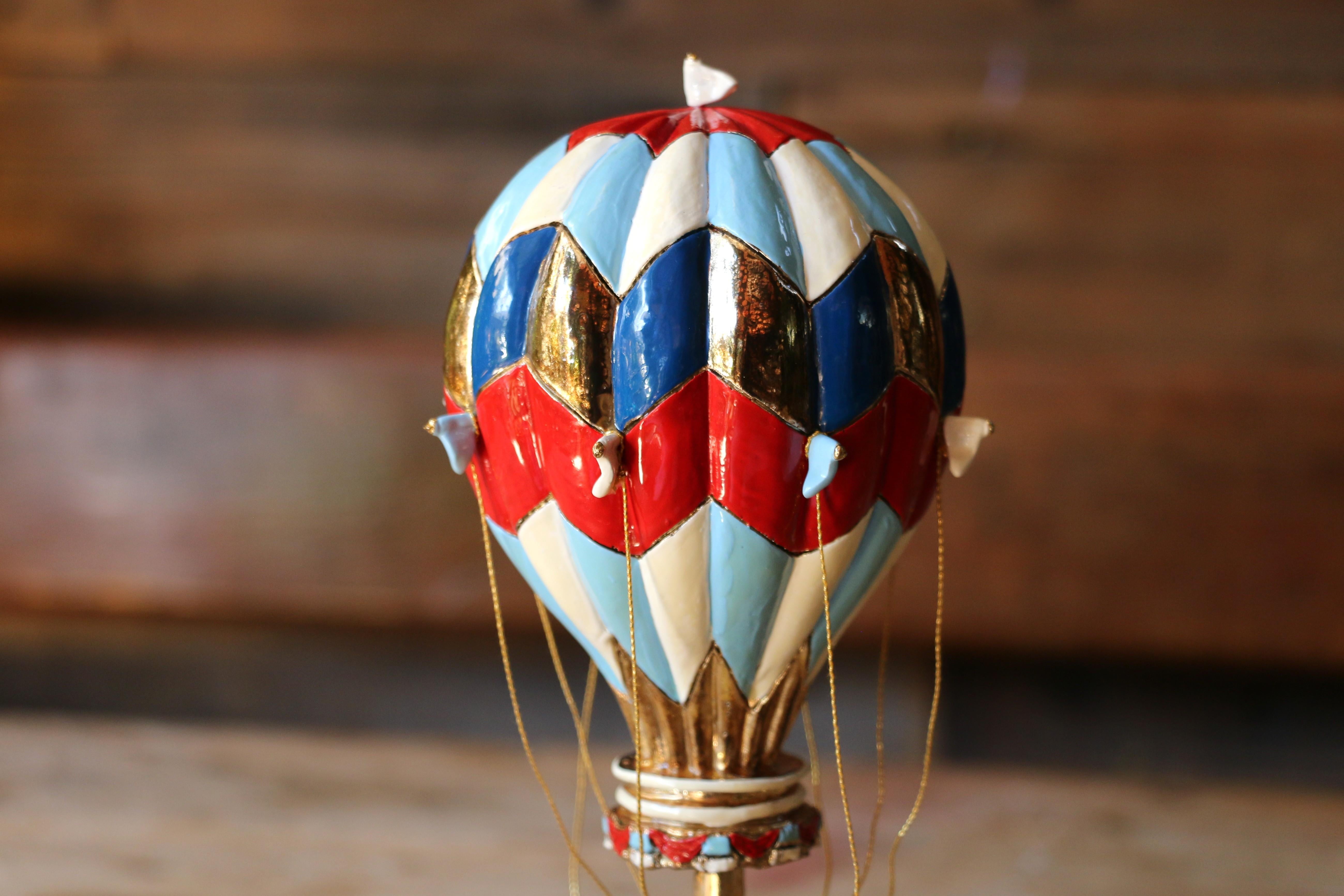 Fine XX secolo Figurina Clown Mongolfiera d'epoca di Ron Lee, 1986 in vendita
