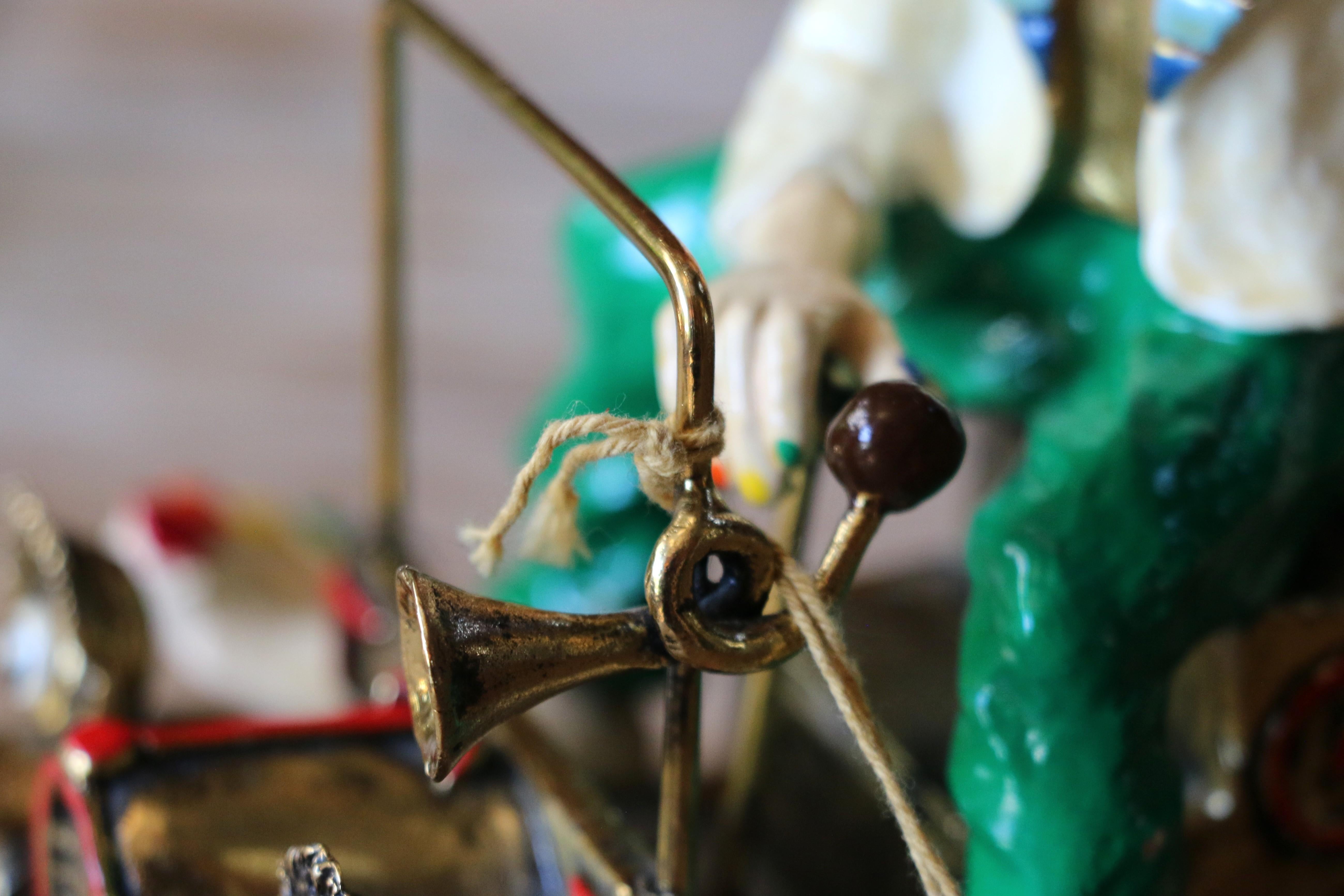 Clown d'epoca con auto a vento, scultura di Ron Lee, anni '80 in vendita 6