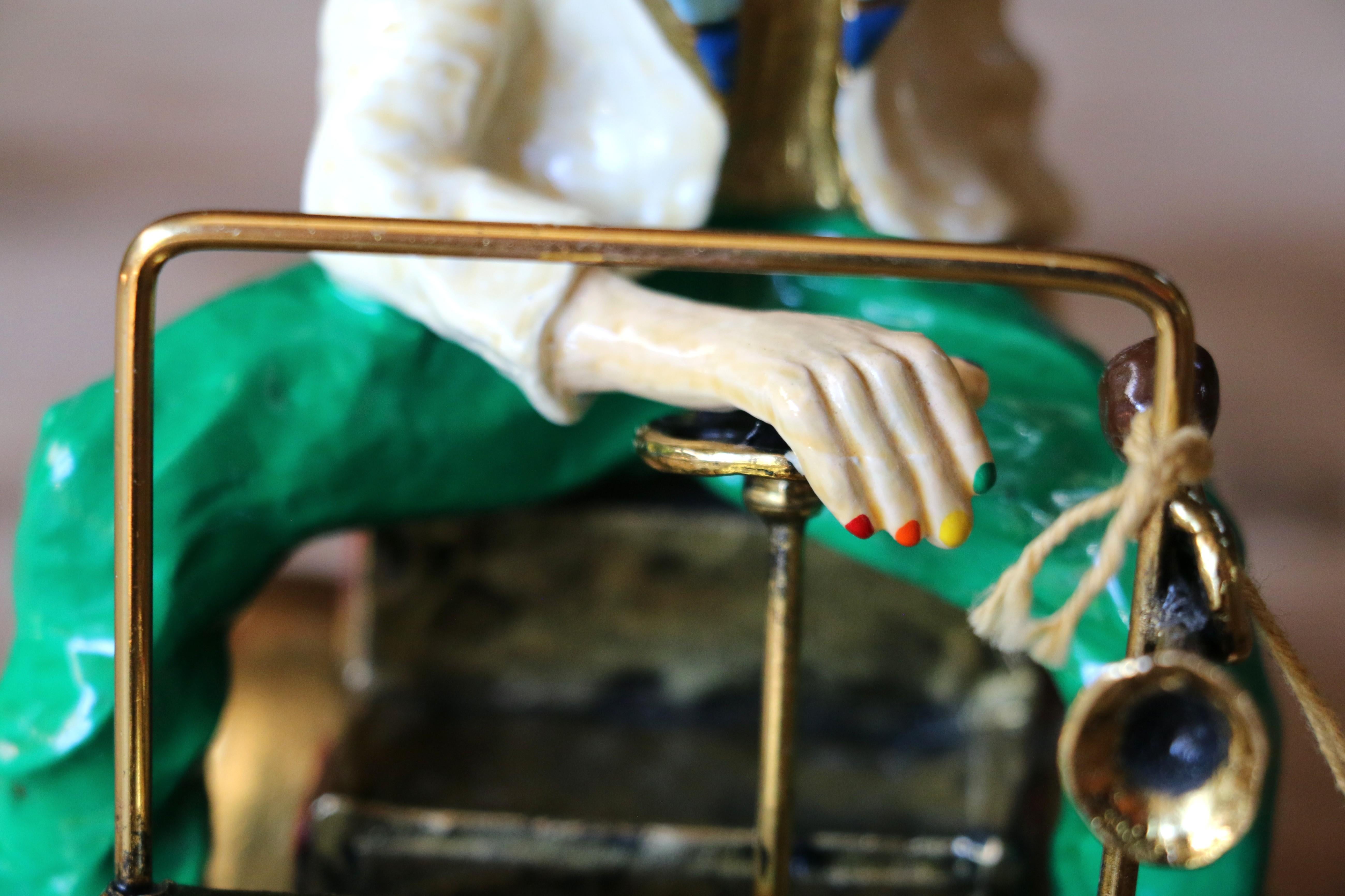 Clown d'epoca con auto a vento, scultura di Ron Lee, anni '80 in vendita 2