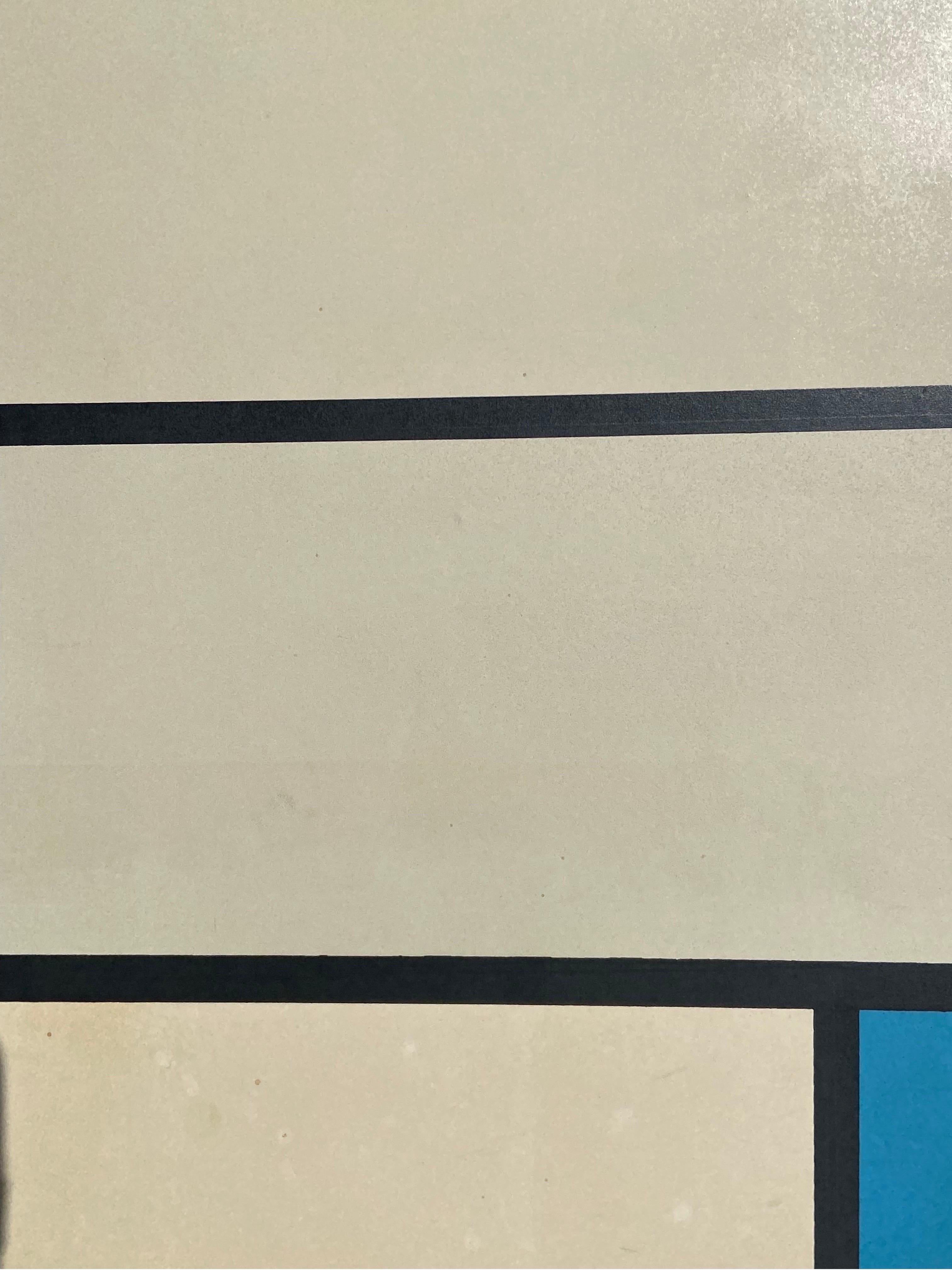 Vintage Clr Gallery Publication Piet Mondrian Tableau I Lithographie Serigraphie 4