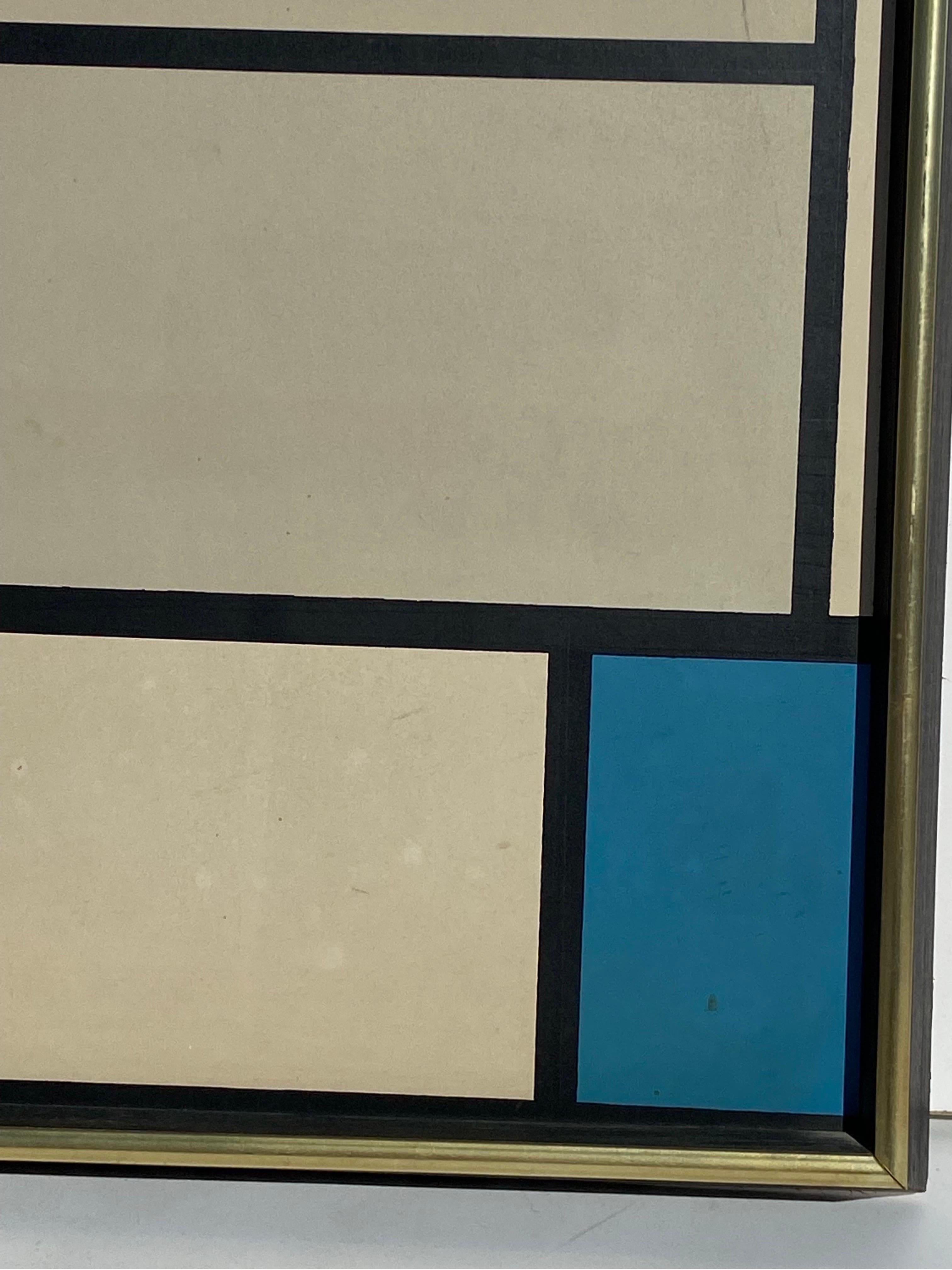Vintage Clr Gallery Publication Piet Mondrian Tableau I Lithographie Serigraphie (amerikanisch)