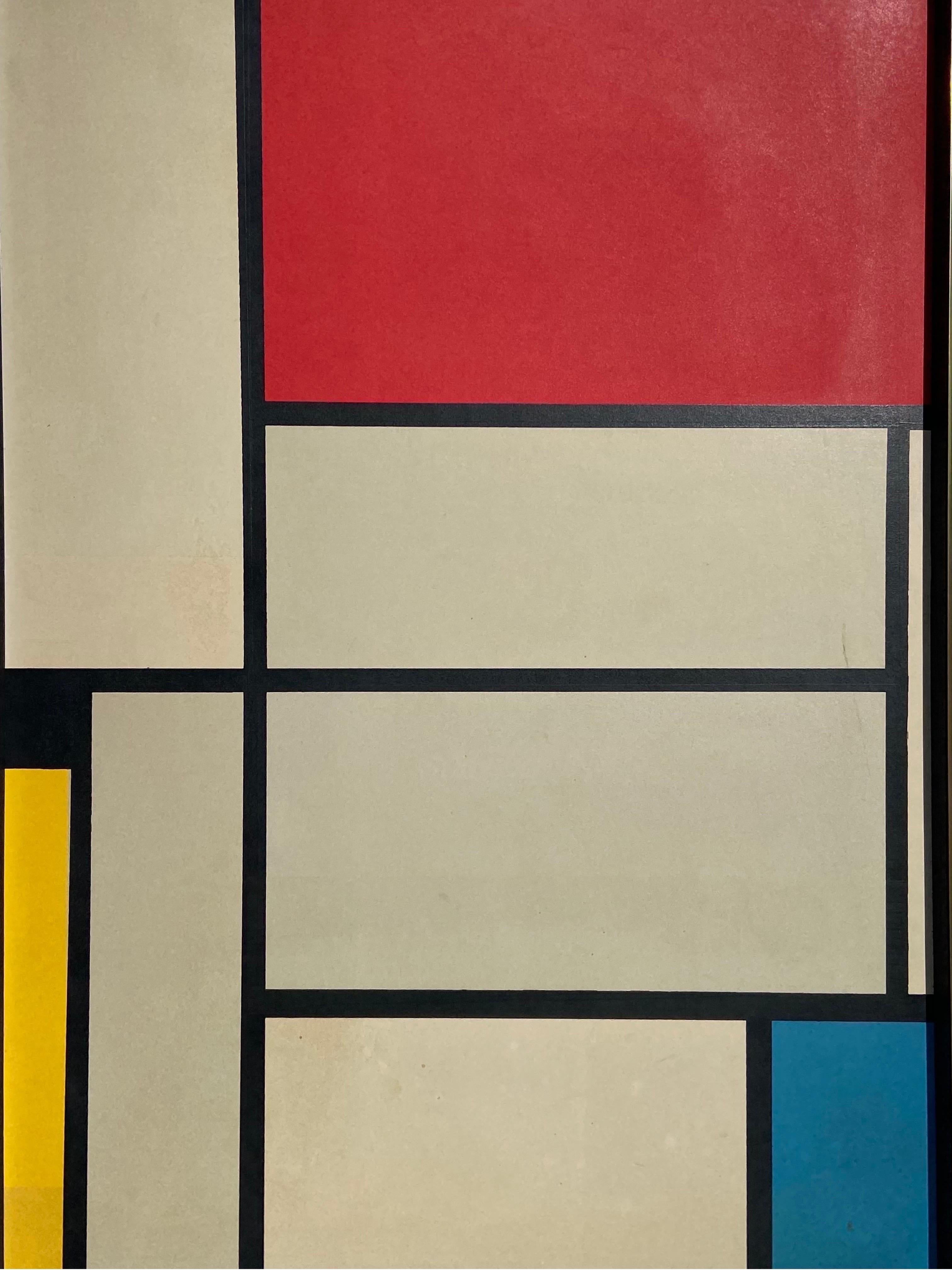 Vintage Clr Gallery Publication Piet Mondrian Tableau I Lithographie Serigraphie 2