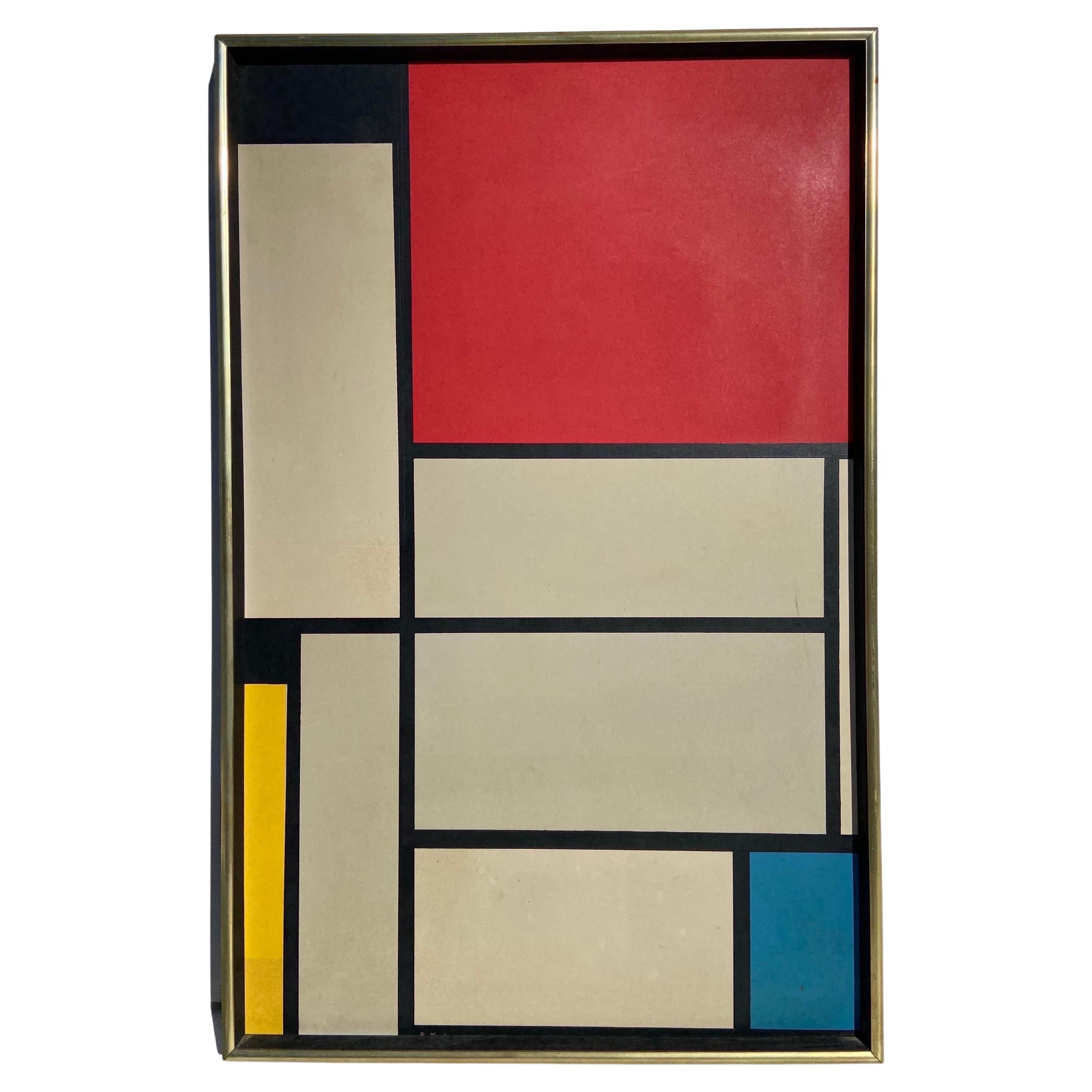 Cartel original de Piet Mondrian para Pace, 1970 en venta en 1stDibs