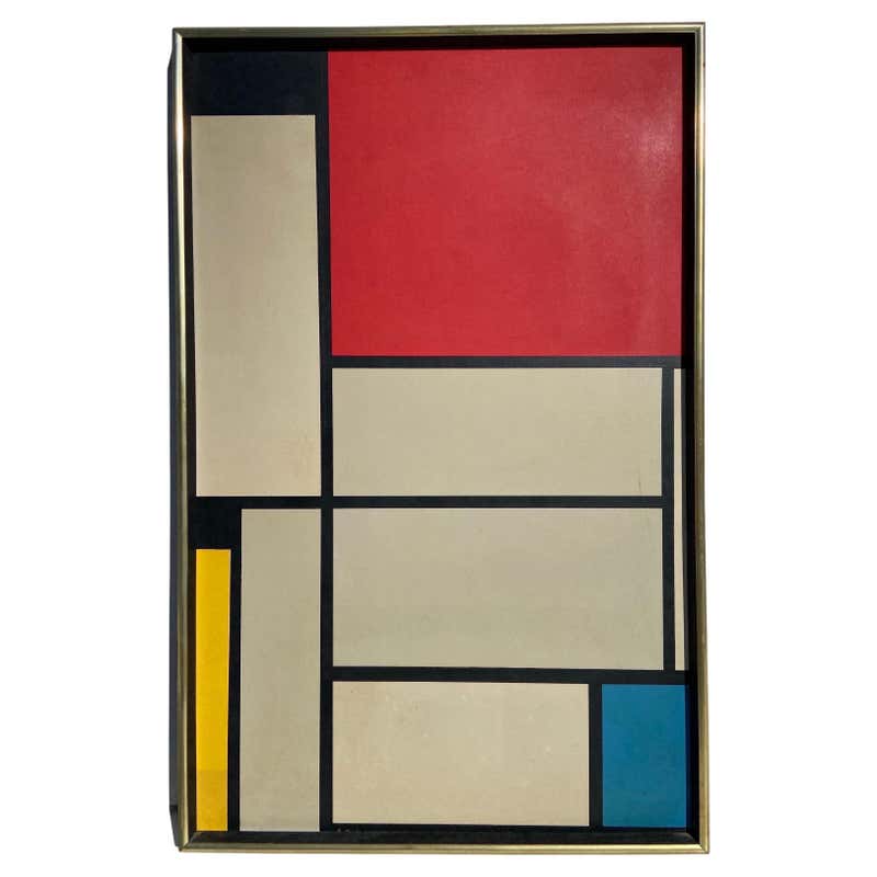 Vintage Clr Gallery Publication Piet Mondrian Tableau I Lithograph ...
