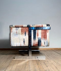 Cantilevered Vintage Club Chair attributed to Milo Baughman