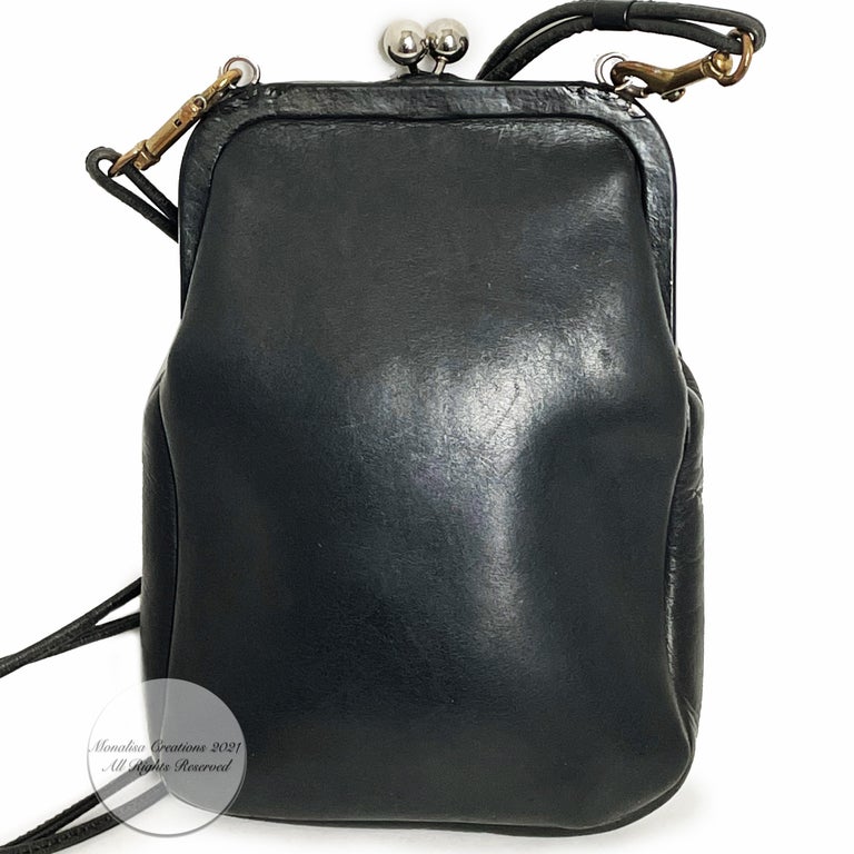 Vintage Coach Bag Bonnie Cashin Convertible Purse Rare Kisslock Turnlock Bag #94 For Sale 2