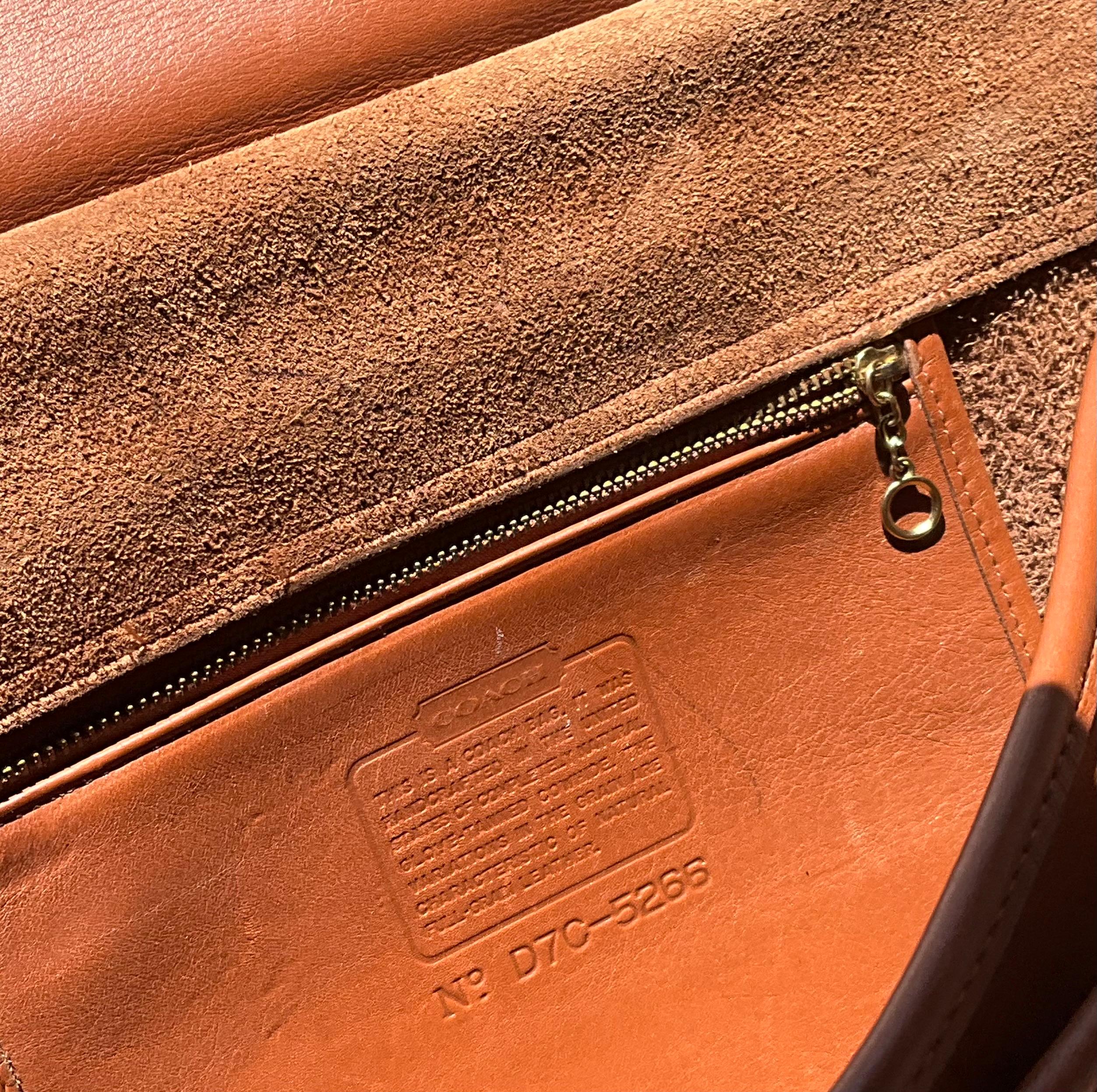Coach Beekman Aktentasche im Vintage-Stil für Damen oder Herren im Angebot