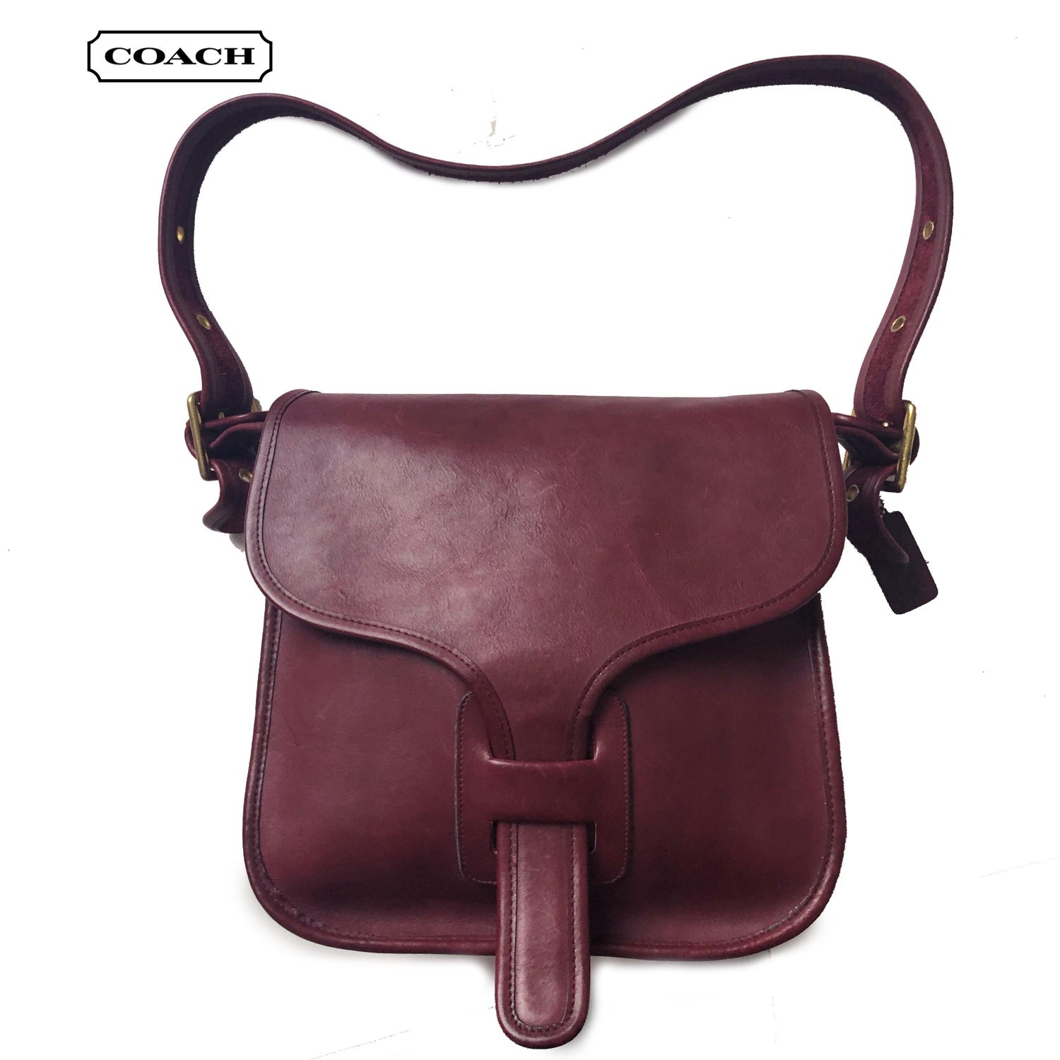 Vintage Coach Courier Bag Bonnie Cashin Burgundy Nyc Bag Rare At 1stdibs