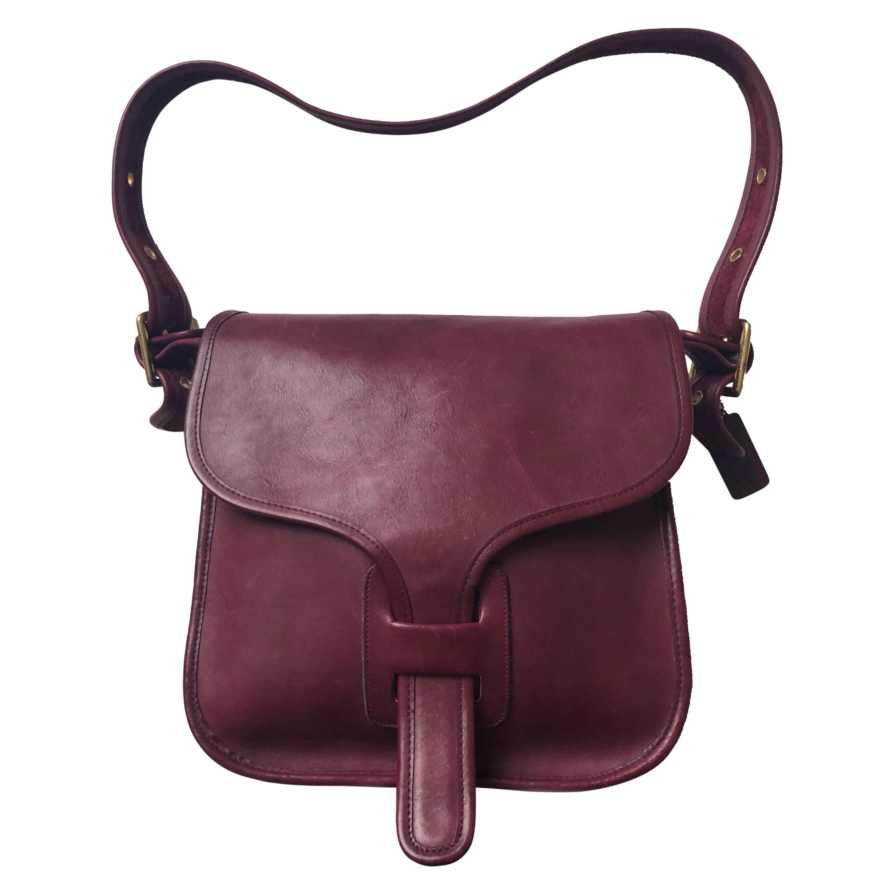Y2K Burgundy baguette shoulder bag | Bags, Fancy bags, Vintage coach bags