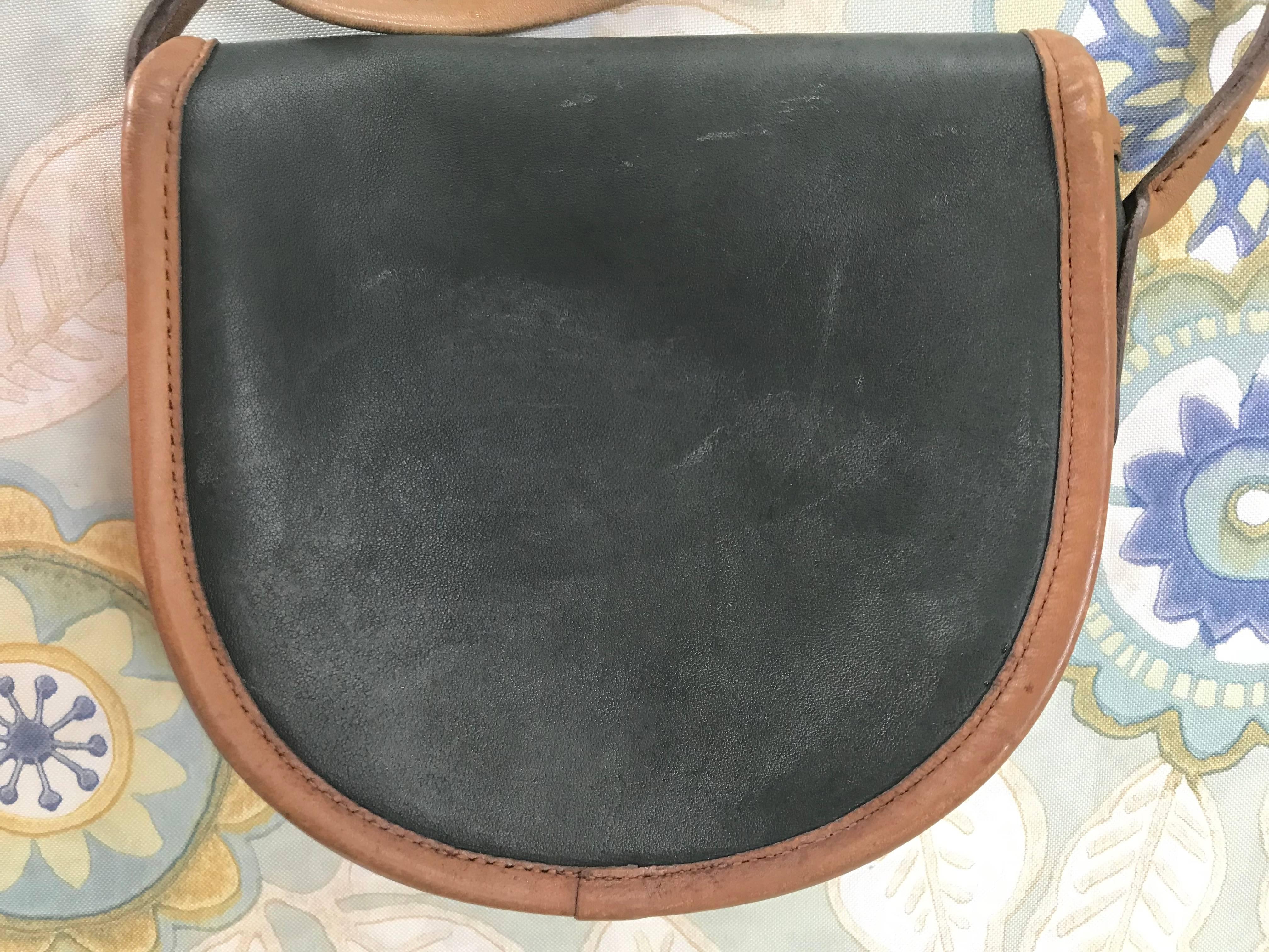 coach genuine leather bag