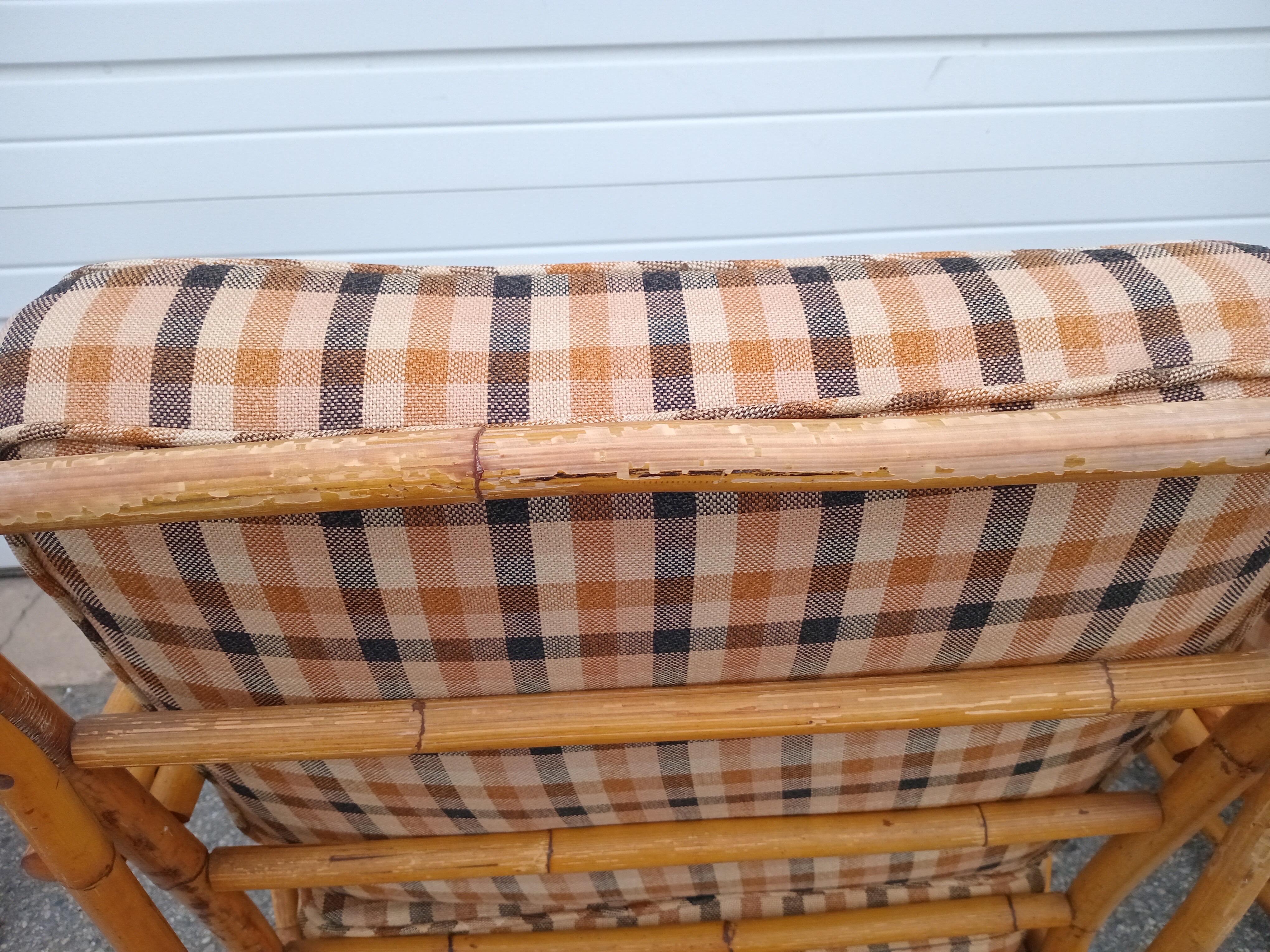 Conjunto de sofá de ratán Vintage Coastal de 4 piezas by Ficks Reed 8