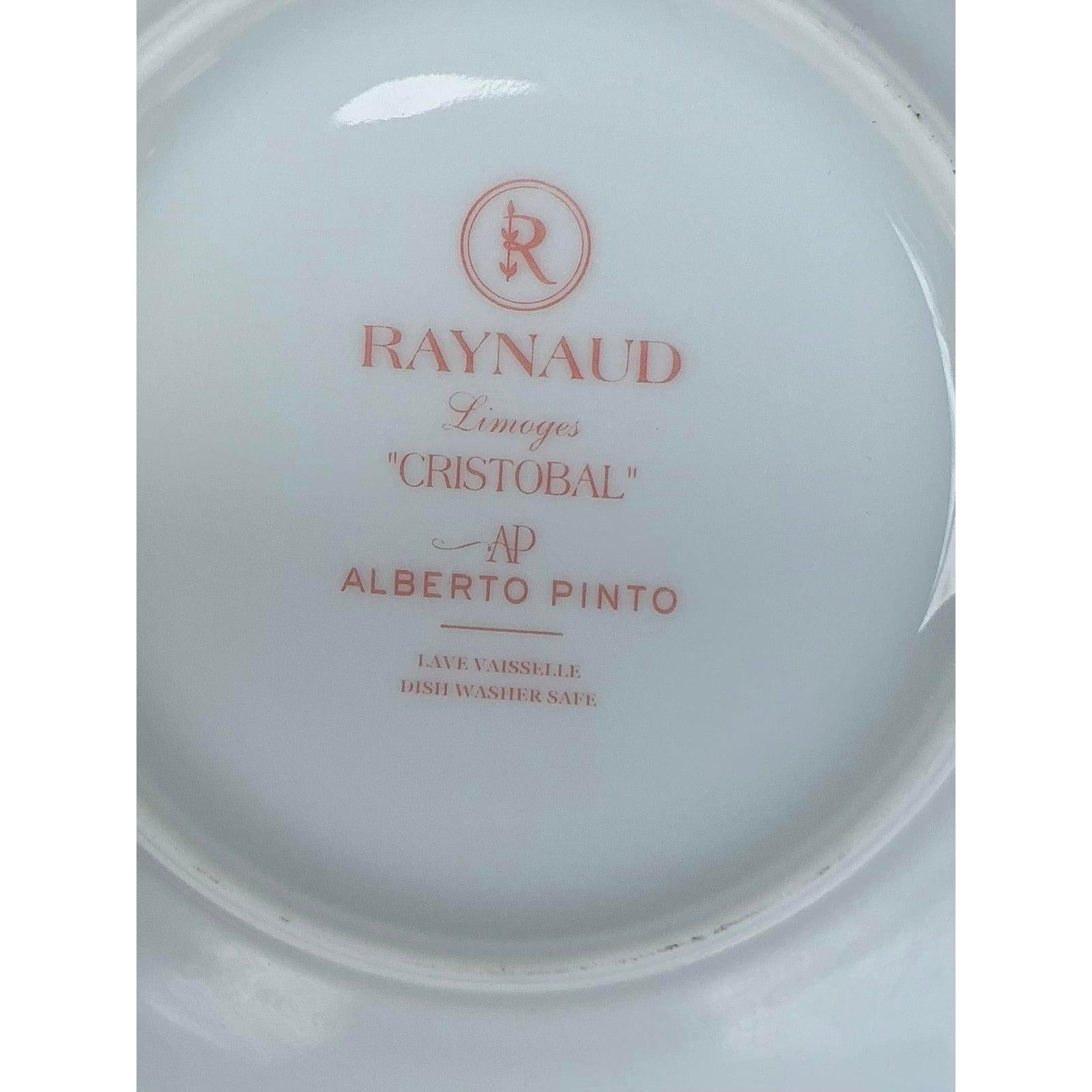 Français Alberto Pinto pour Raynaud Limoges Chine Christobal pour 8-24 pièces en vente
