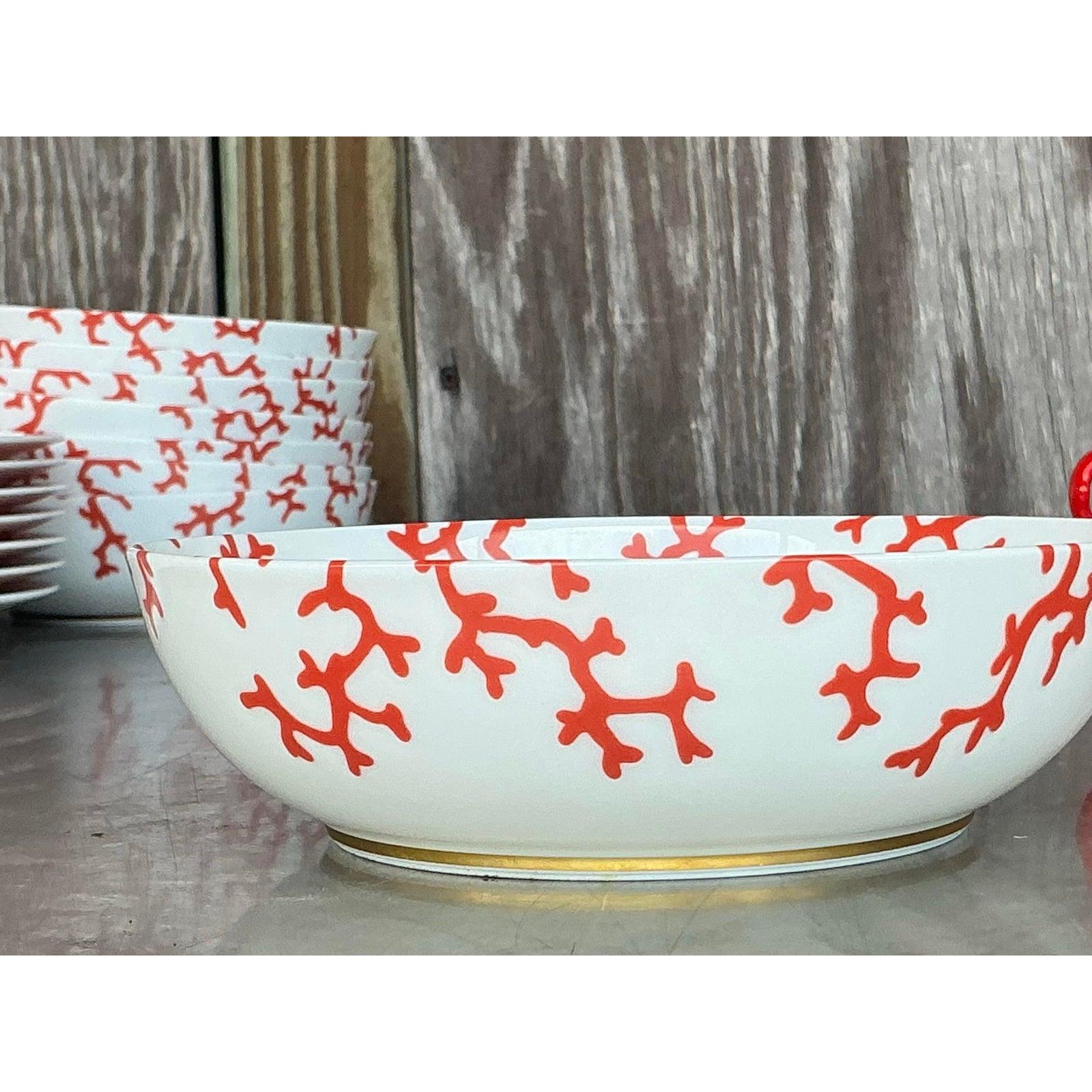 Alberto Pinto pour Raynaud Limoges Chine Christobal pour 8-24 pièces en vente 3
