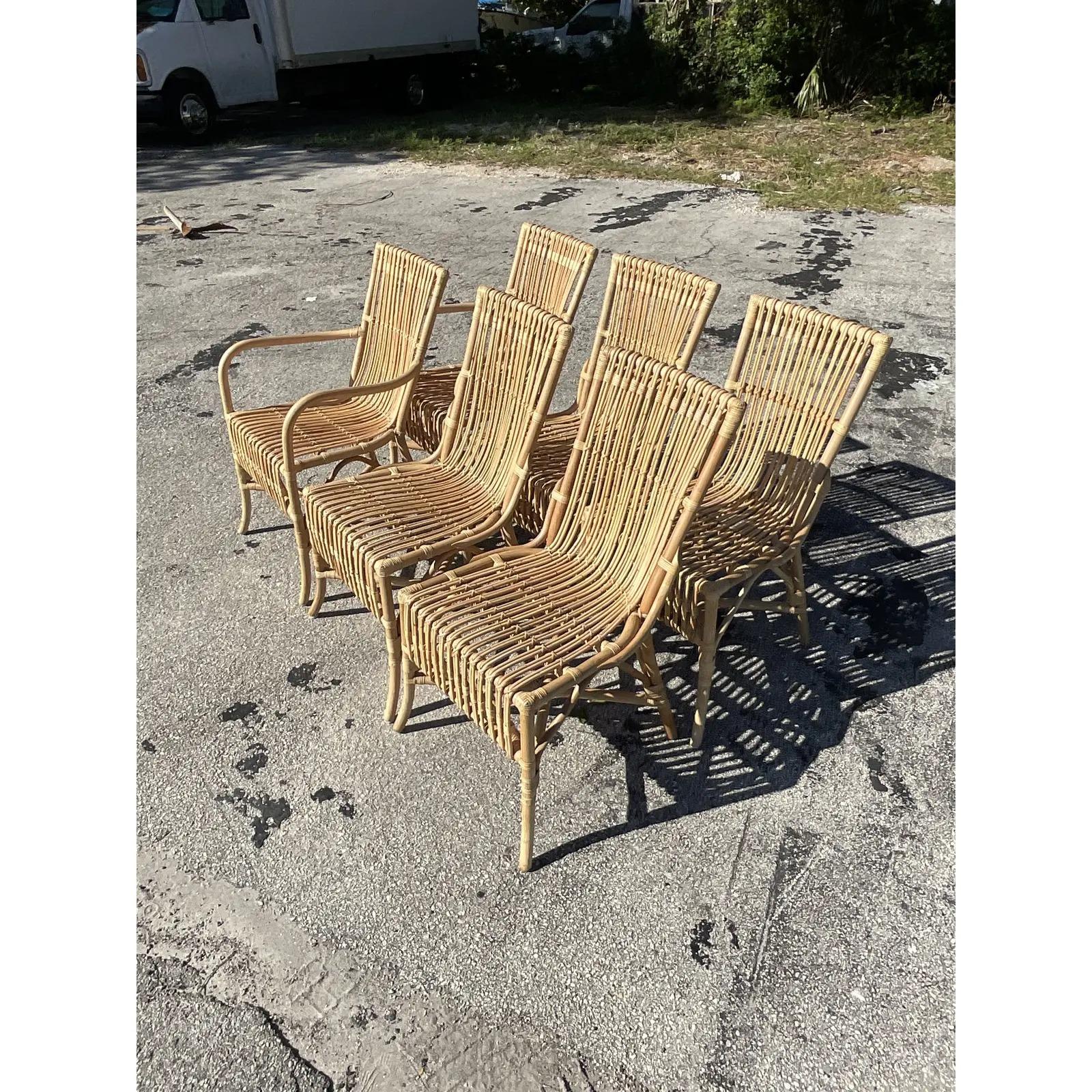 ca'liza rattan side chair