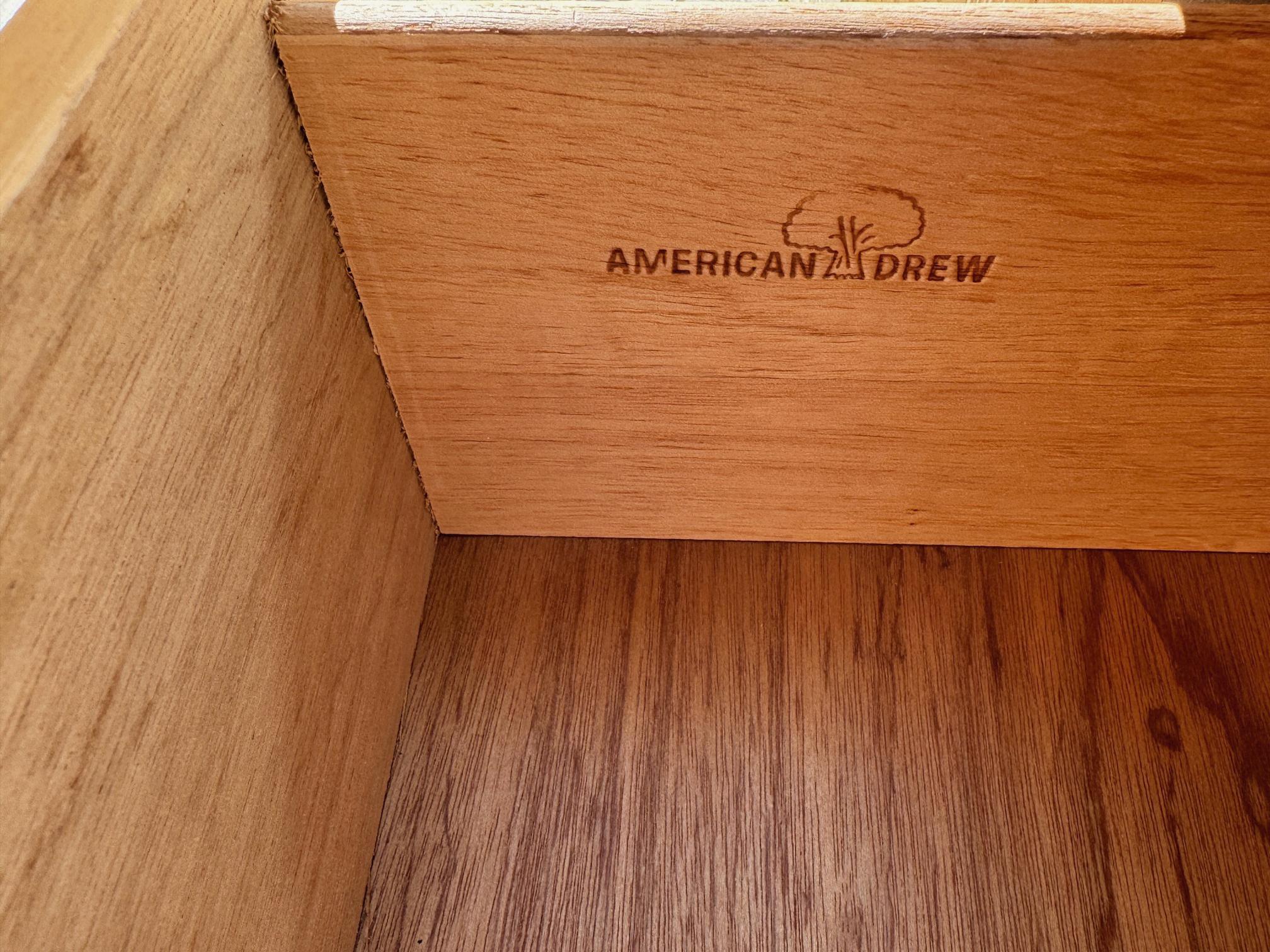 Vintage Coastal American Drew Pencil Reed Nightstands, Pair 5