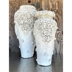 Urne costiere vintage - Set di 2 pezzi