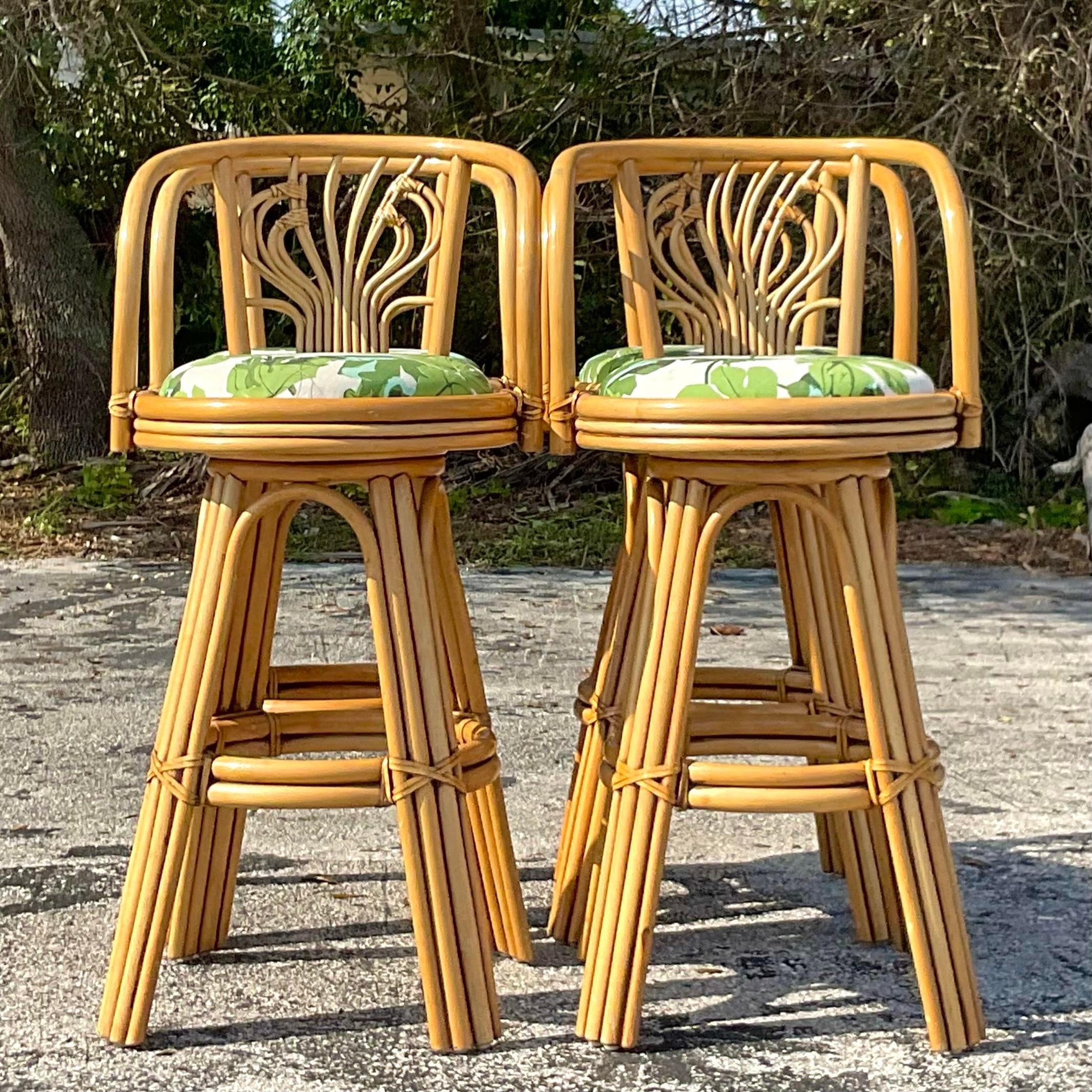 coastal swivel bar stools with backs