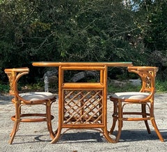 Lot de 3 Hollywood Coastal Bent Rattan