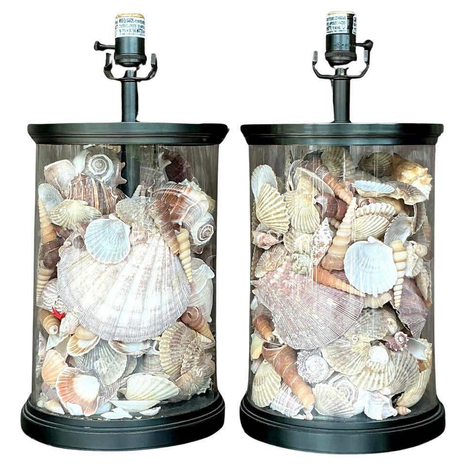 Shell Table Lamps - 116 For Sale at 1stDibs | seashell lamps for sale ...