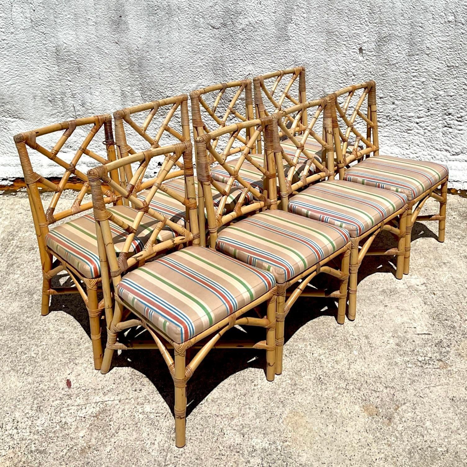 vintage bamboo dining set