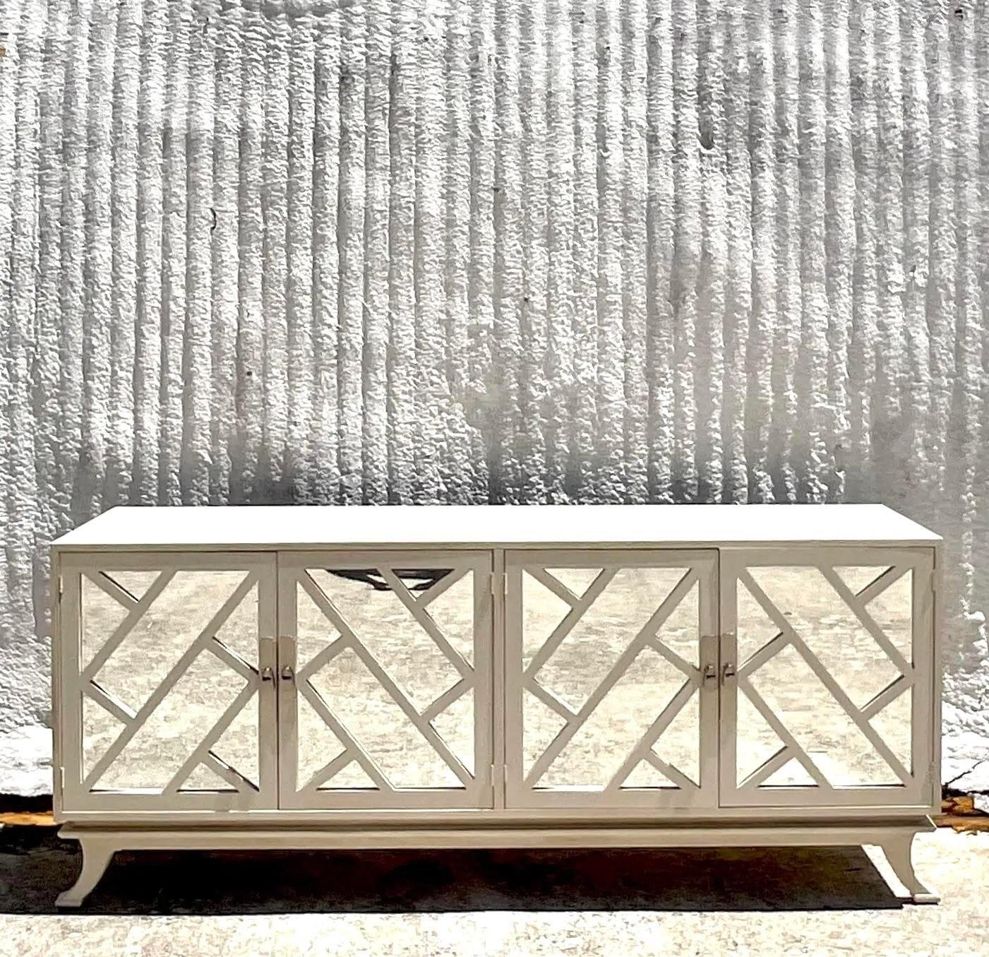 Miroir Crédence Chippendale chinoise à miroir, après le siècle dernier en vente
