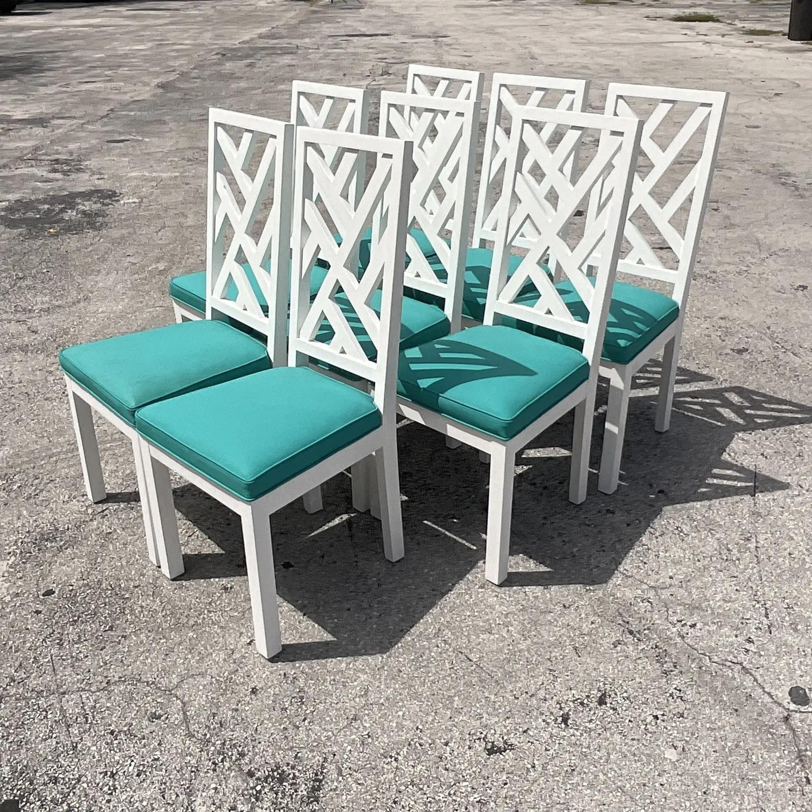 white coastal dining chairs