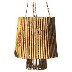Vintage Coastal Coastal Bamboo Pendant