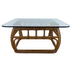 Used Coastal Coffee Table by Ficks Reed