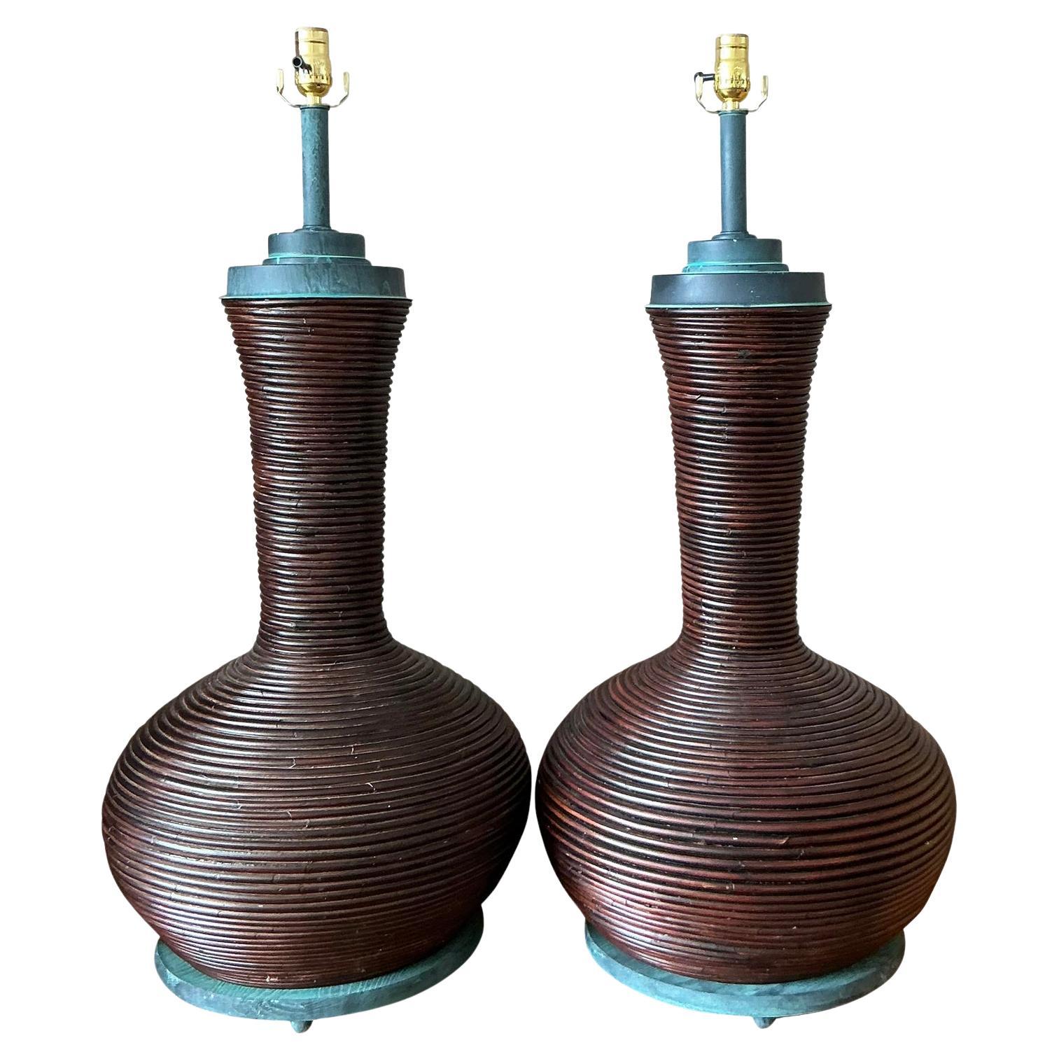 Canna da pesca a spirale costiera d'epoca - Una coppia in vendita
