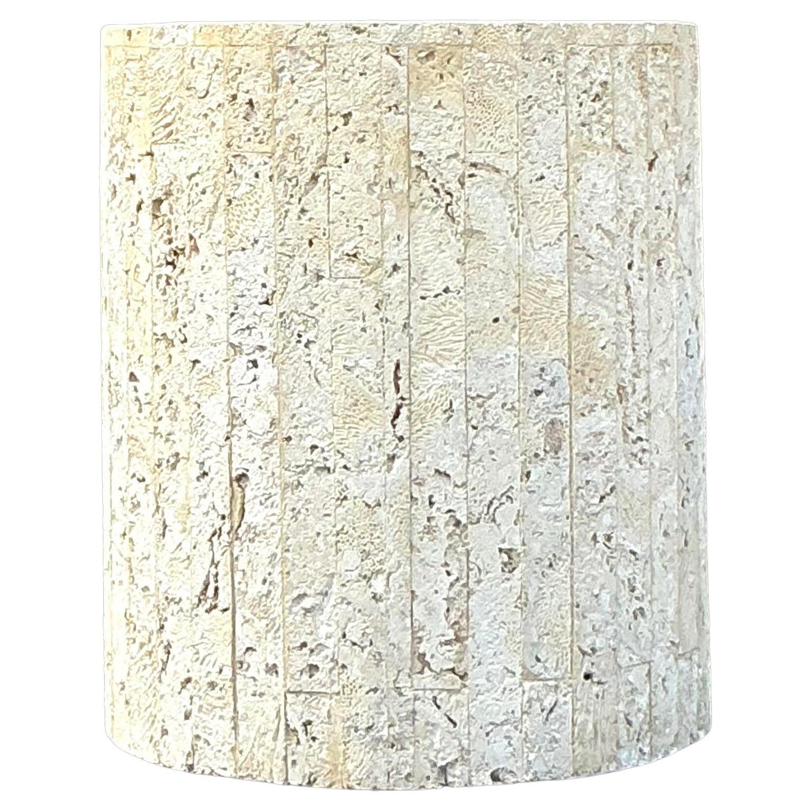 Pedestal Vintage Coastal Coquina Strip