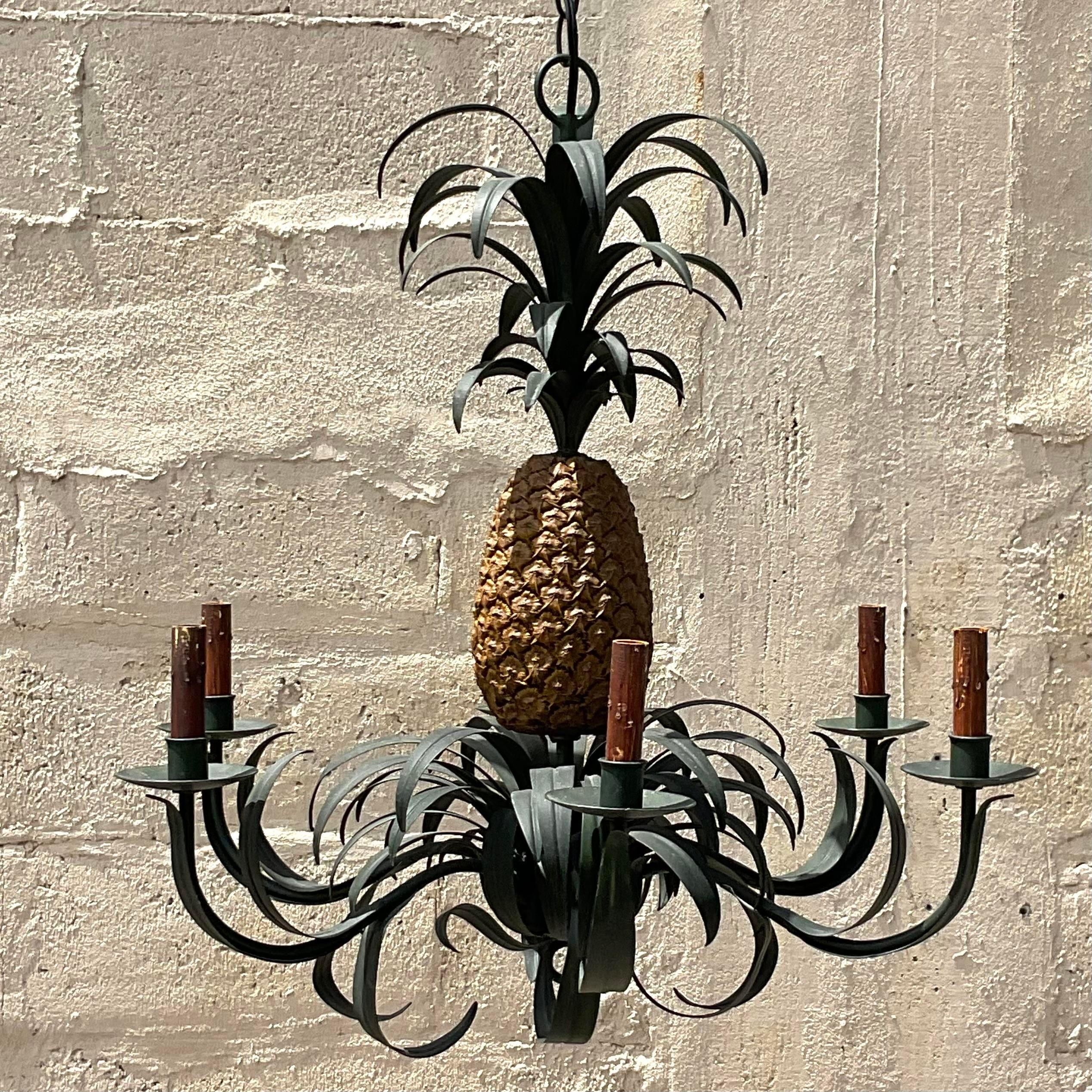 pineapple chandeliers